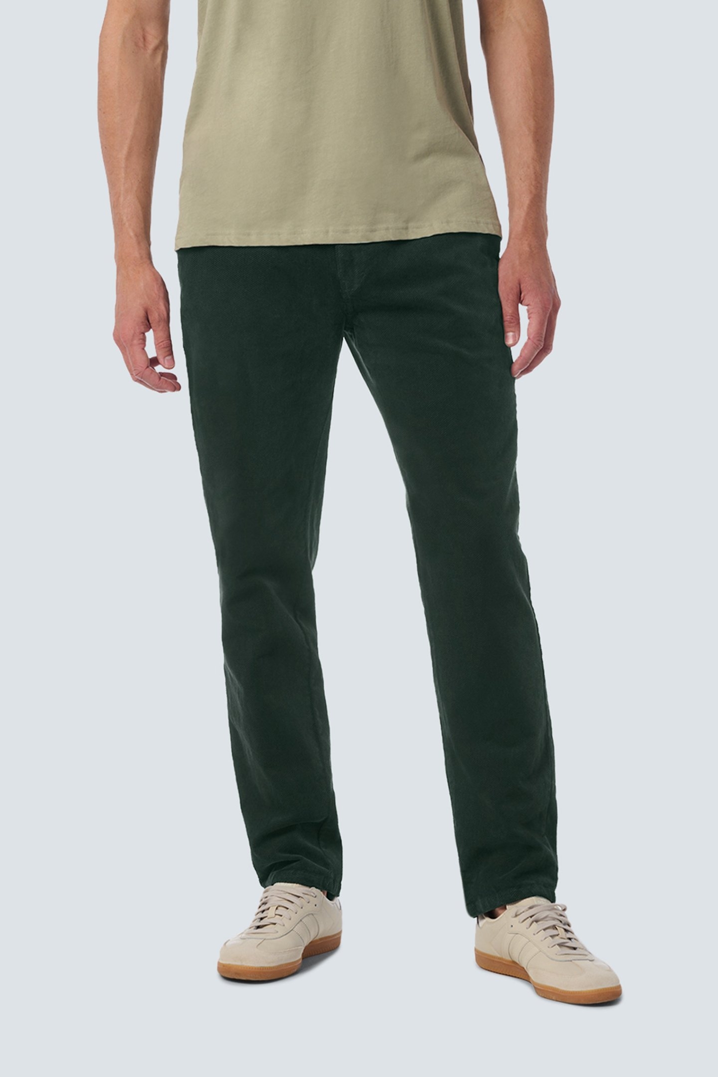 PANTS CORDUROY TWILL DARK MOSS 1