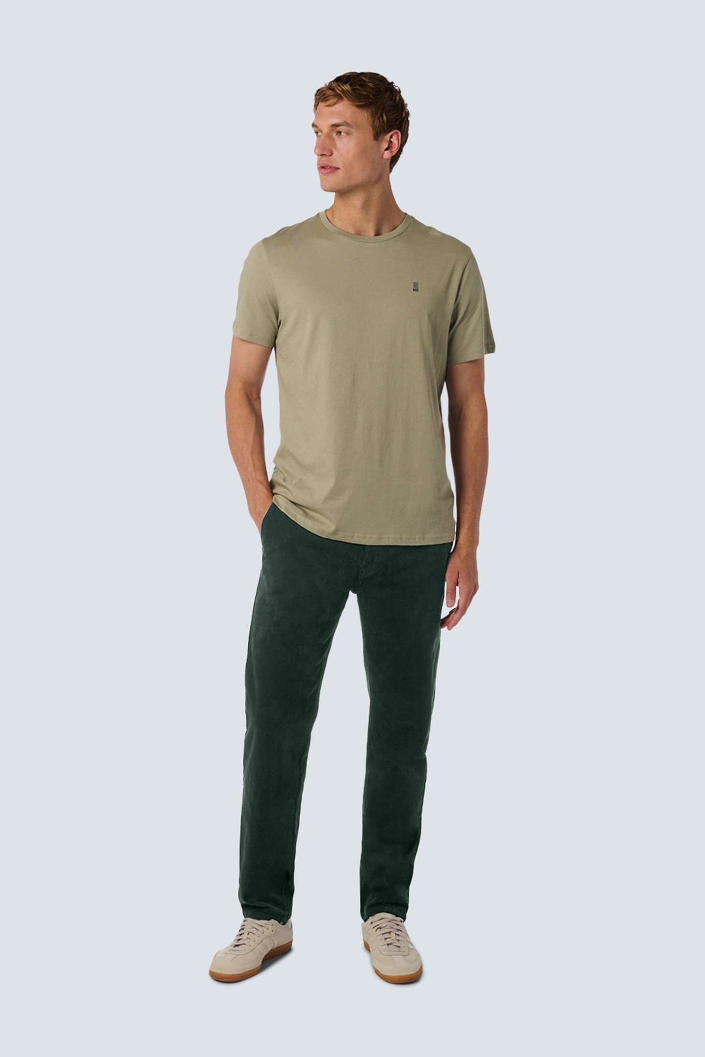 PANTS CORDUROY TWILL DARK MOSS 3