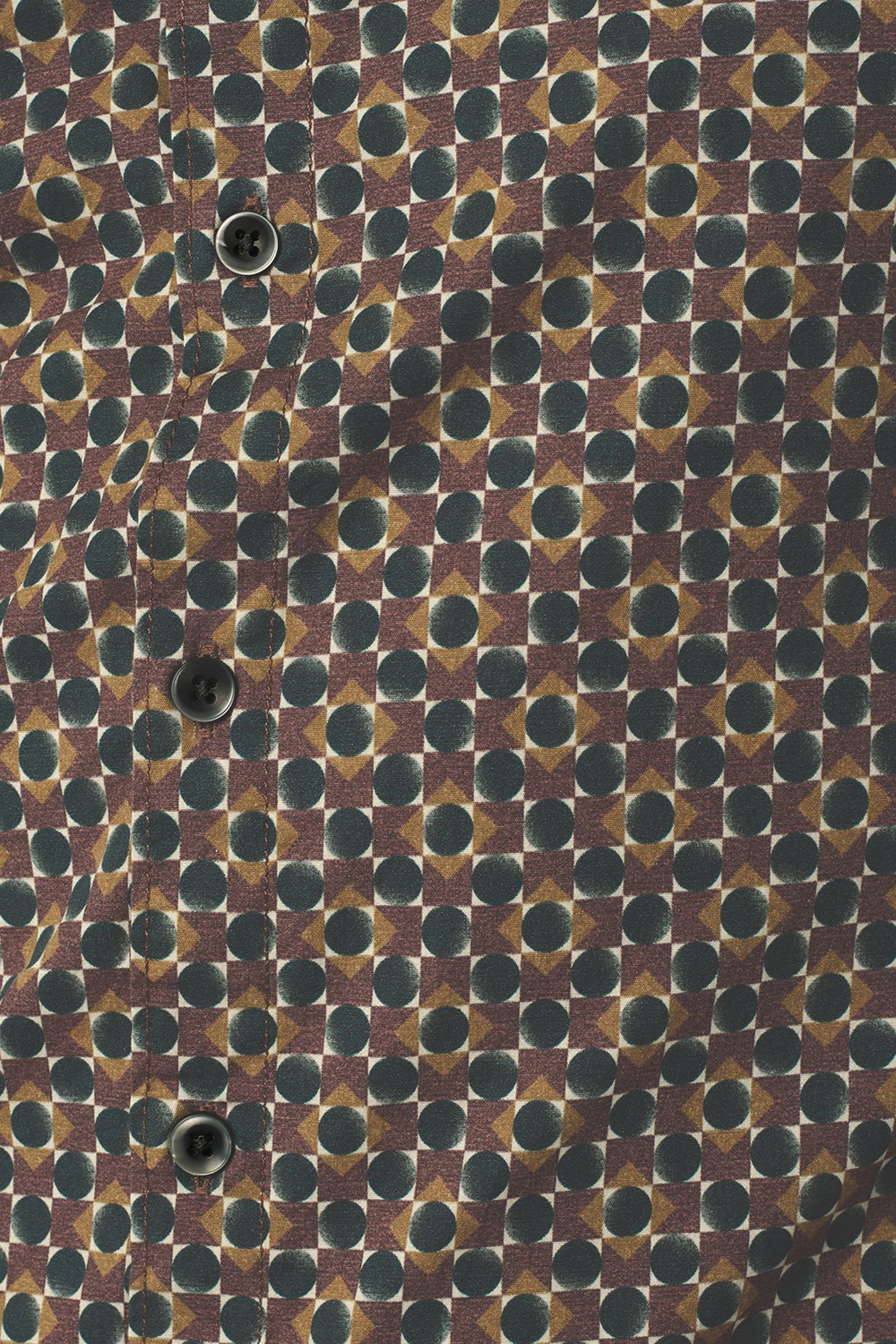 SHIRT STRETCH ALLOVER PRINTED AUBERGINE 7