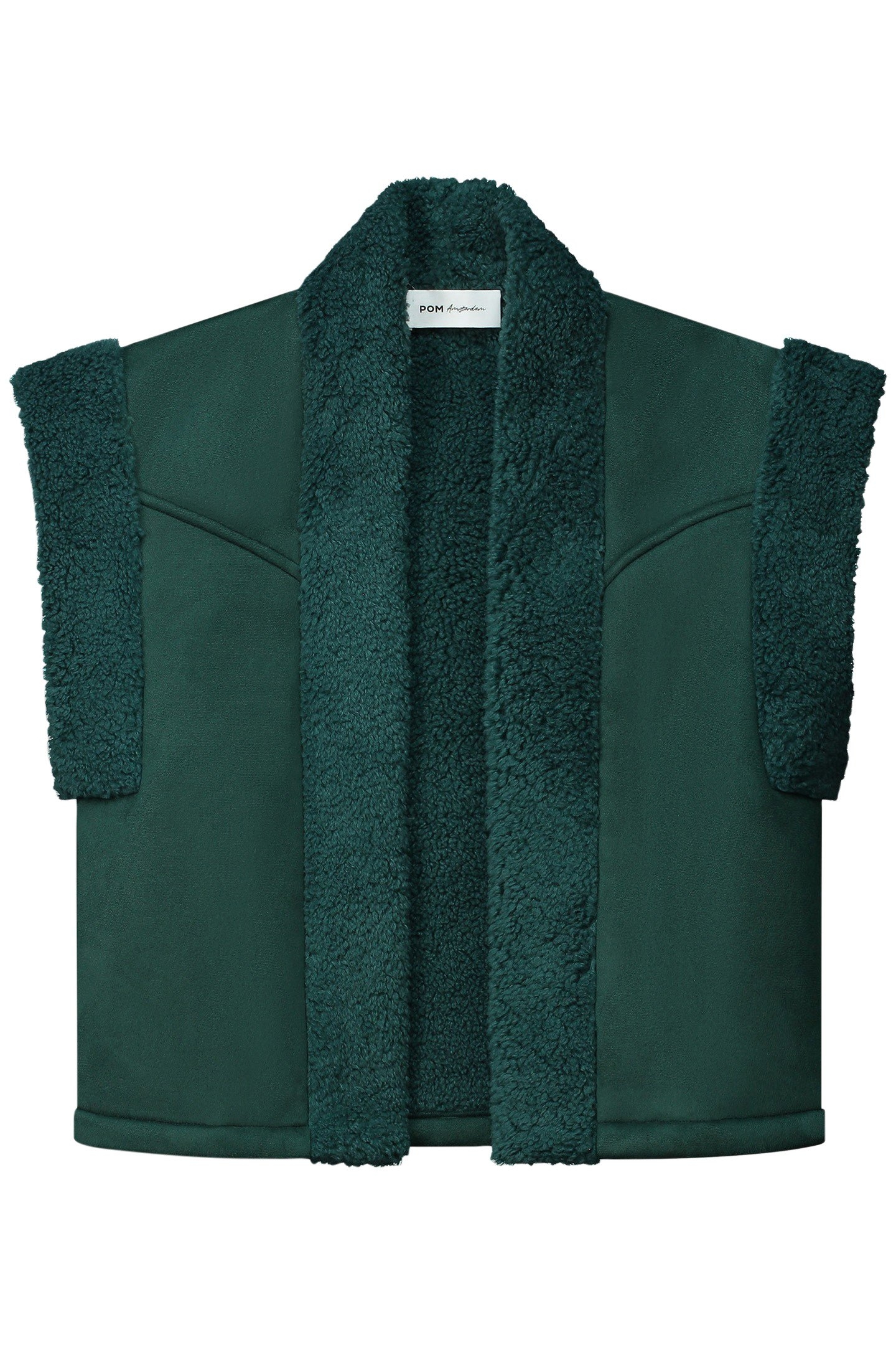 GILET - LAMMY TEAL GREEN 1