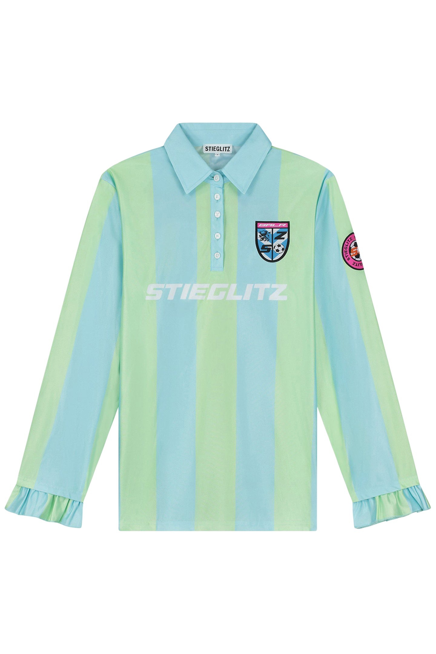 DEMY FOOTBALL JERSEY BLUE/GREEN 1