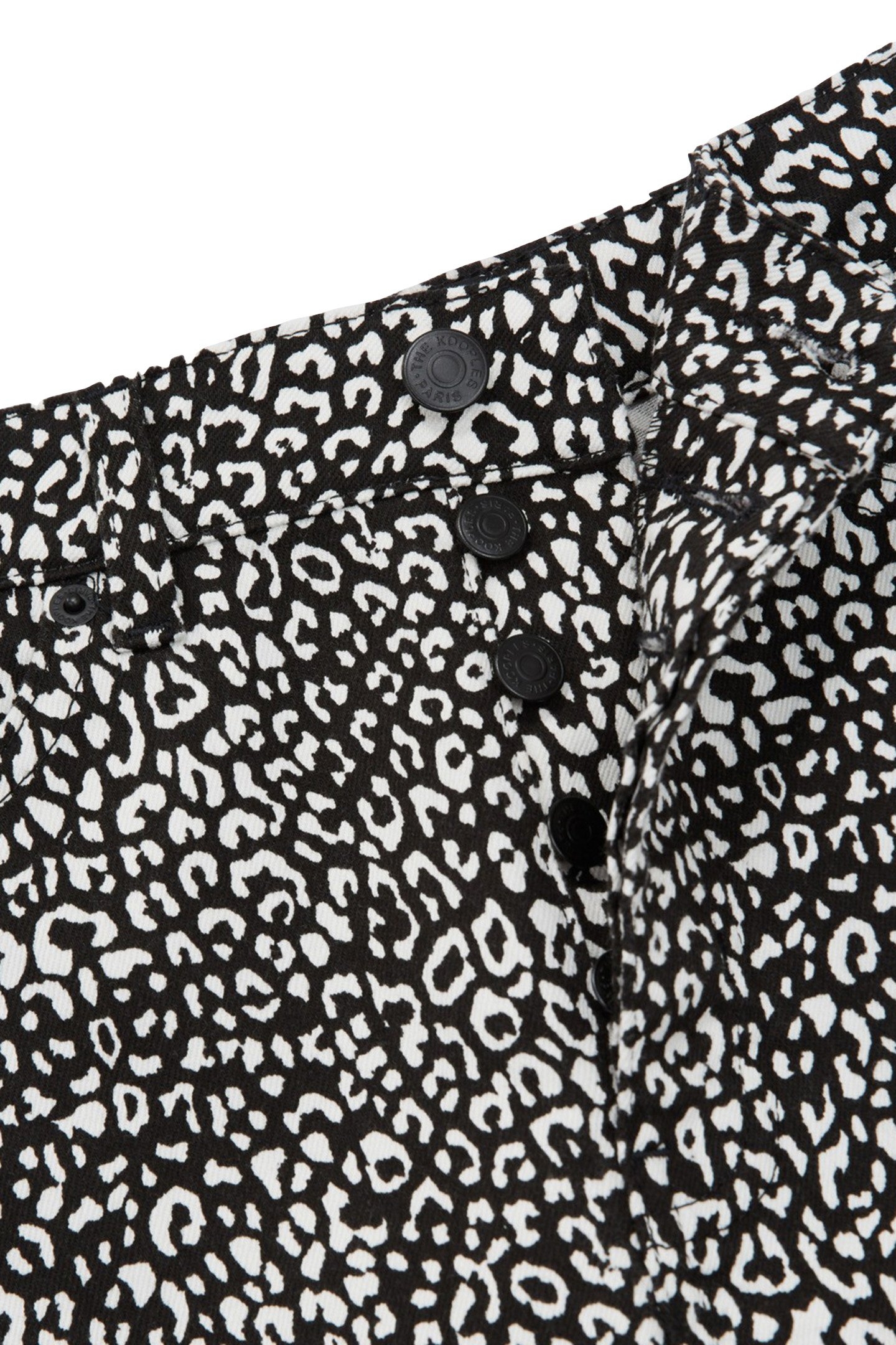 JEAN SLIM PUNK LEOPARD BLACK 6