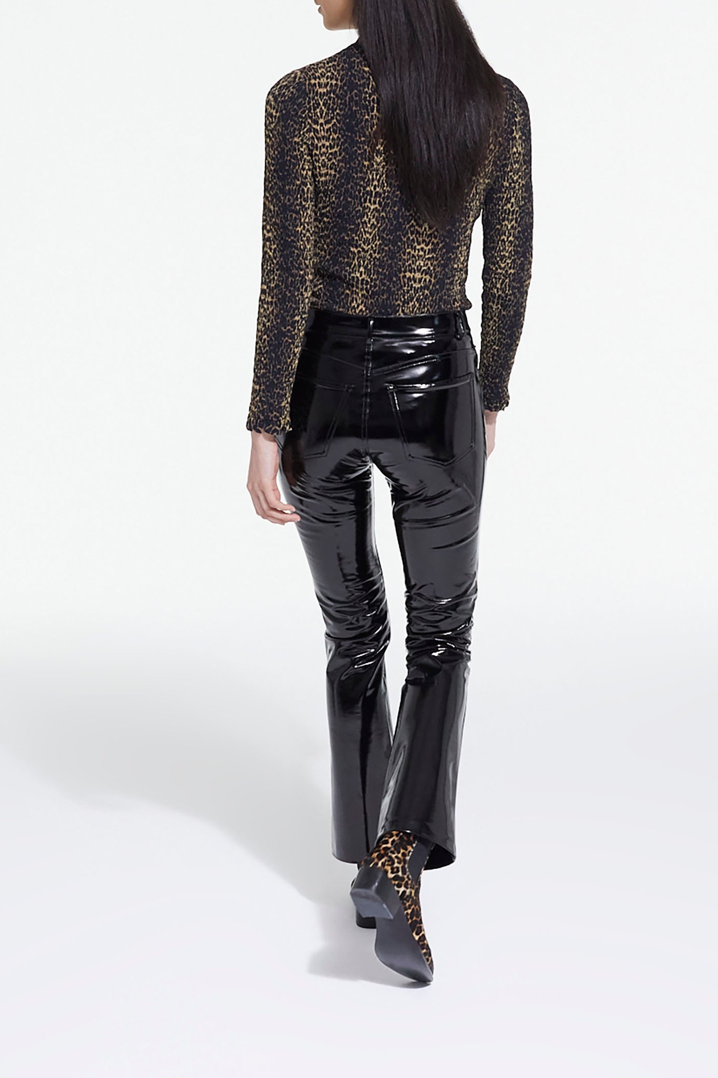 TOP MANCHES LONGUES SMOCK STRIPY LEOPARD 4