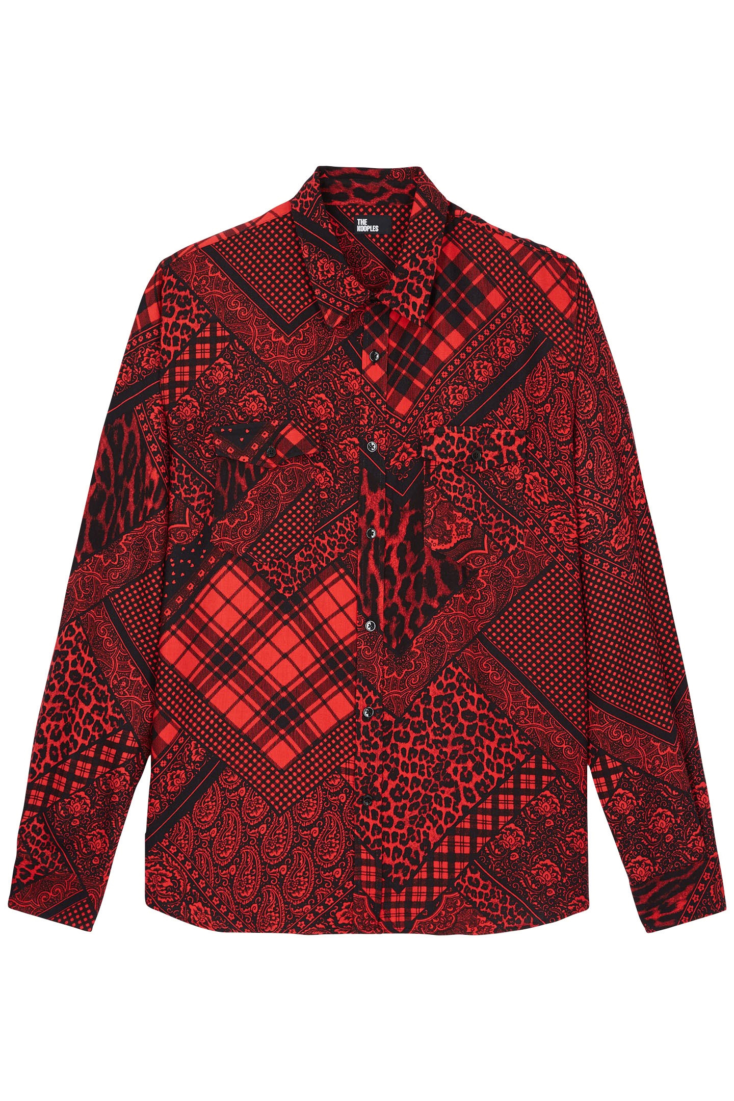 LONG SLEEVE SHIRT BLACK-RED 5