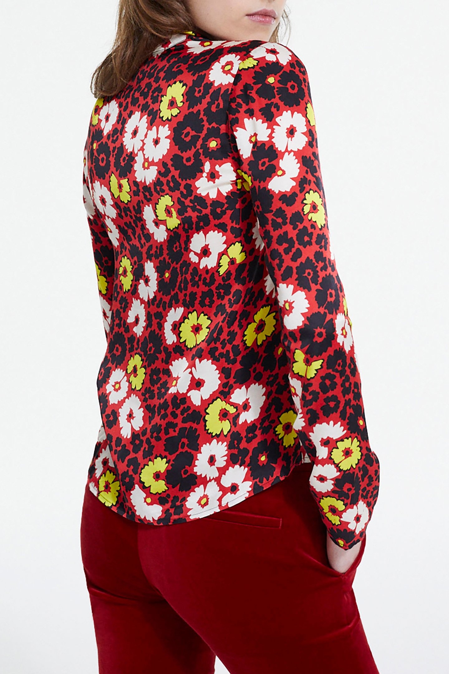 TOP LAVALIERE WILD BLOSSOM RED RED/YELLOW 2