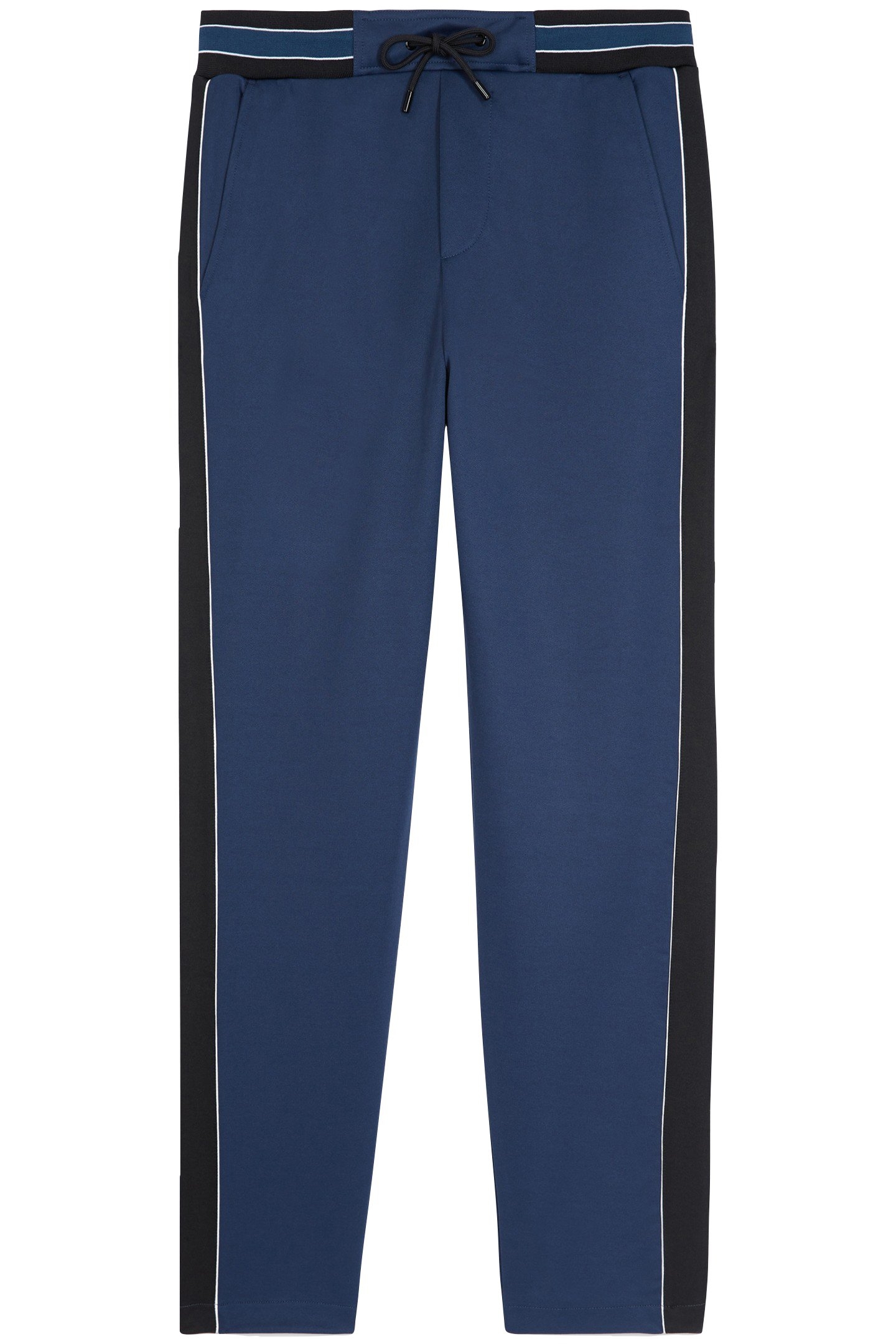 JOGGING JACKETS WITH CONTRASTING STRIPS NAVY 4