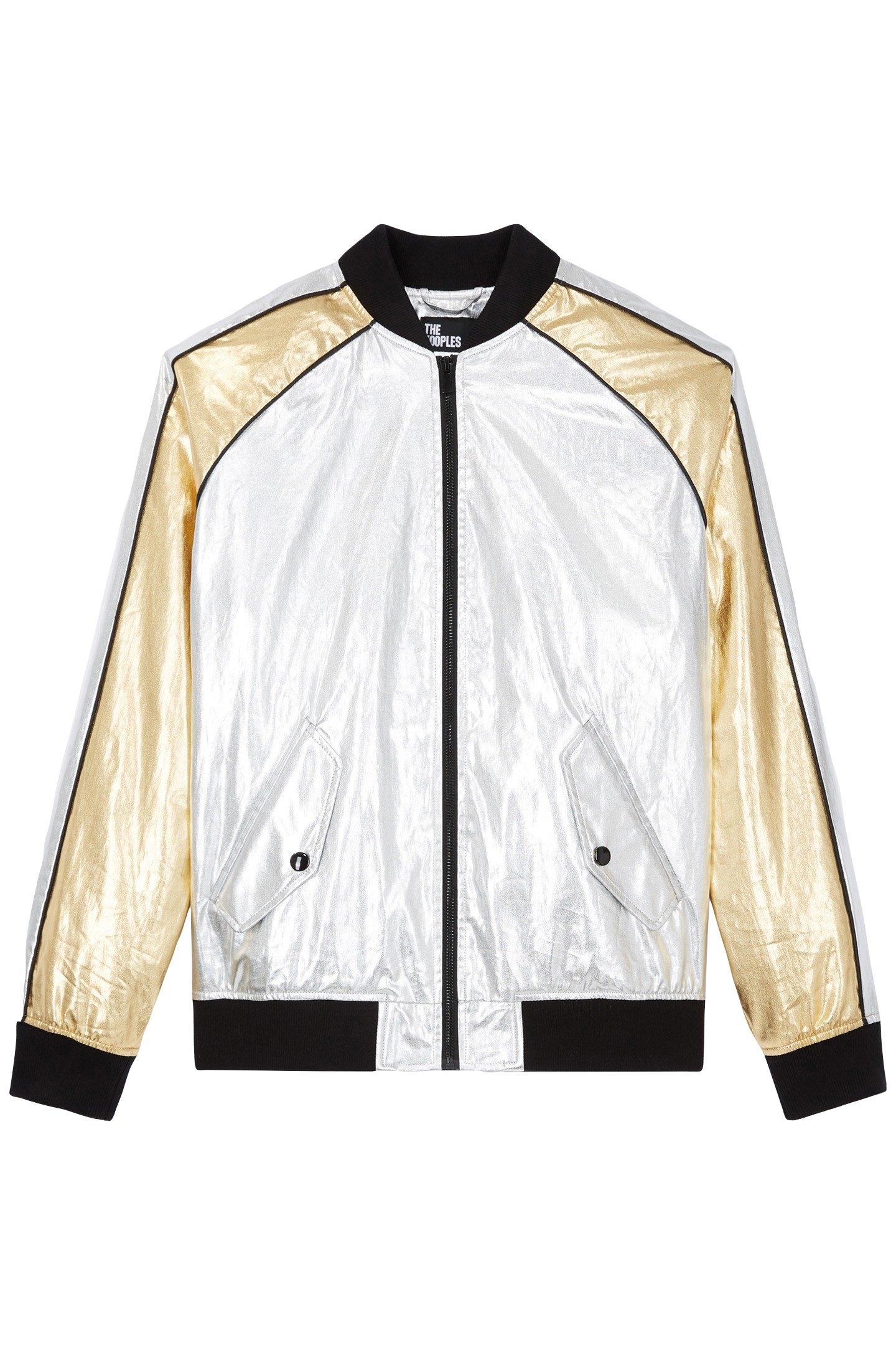 BLOUSON BICOLOR GOLD SILVER SILVER/GOLD 1