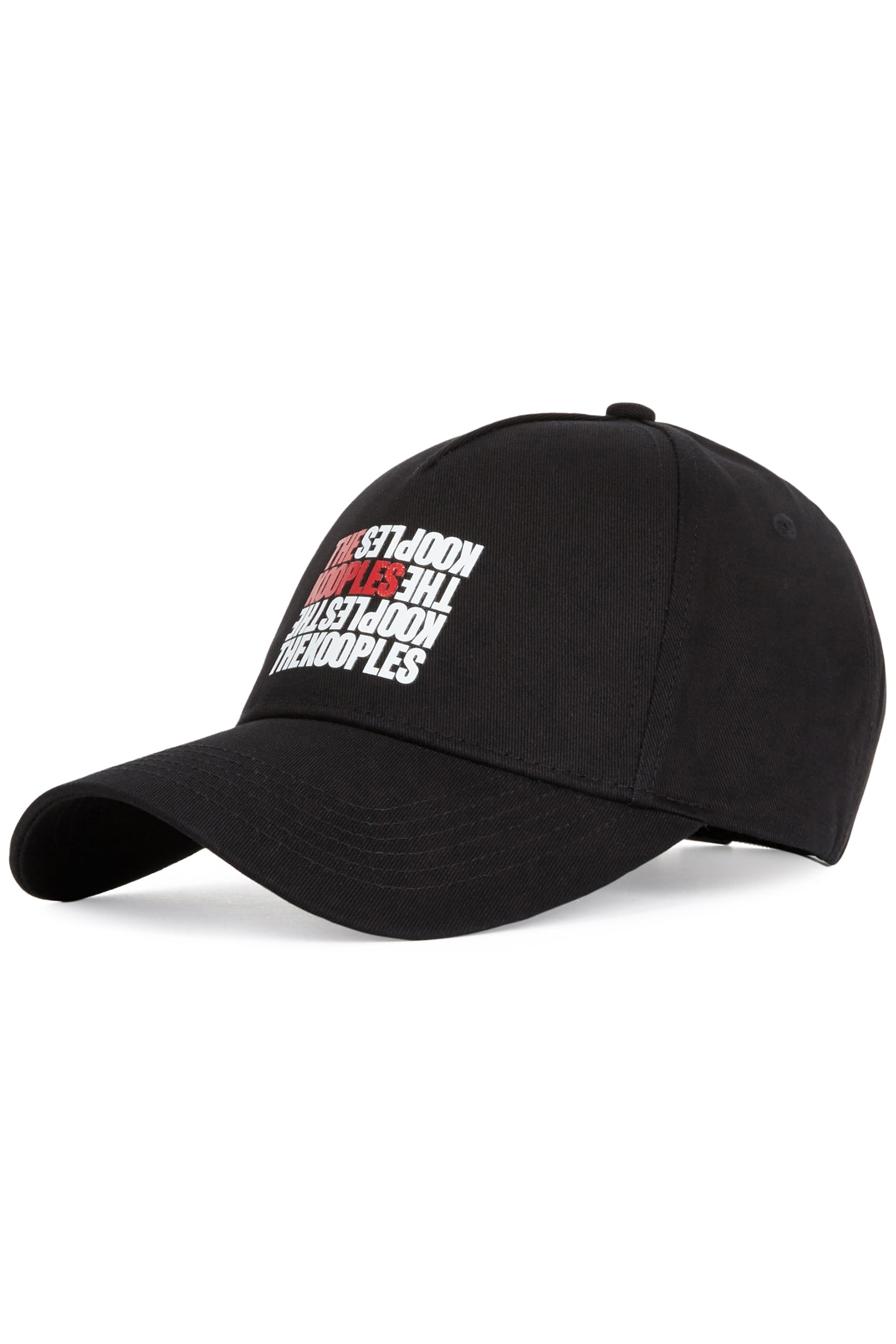 COTTON CAP WITH BRIGHT LOGO PRINT BLACK 1