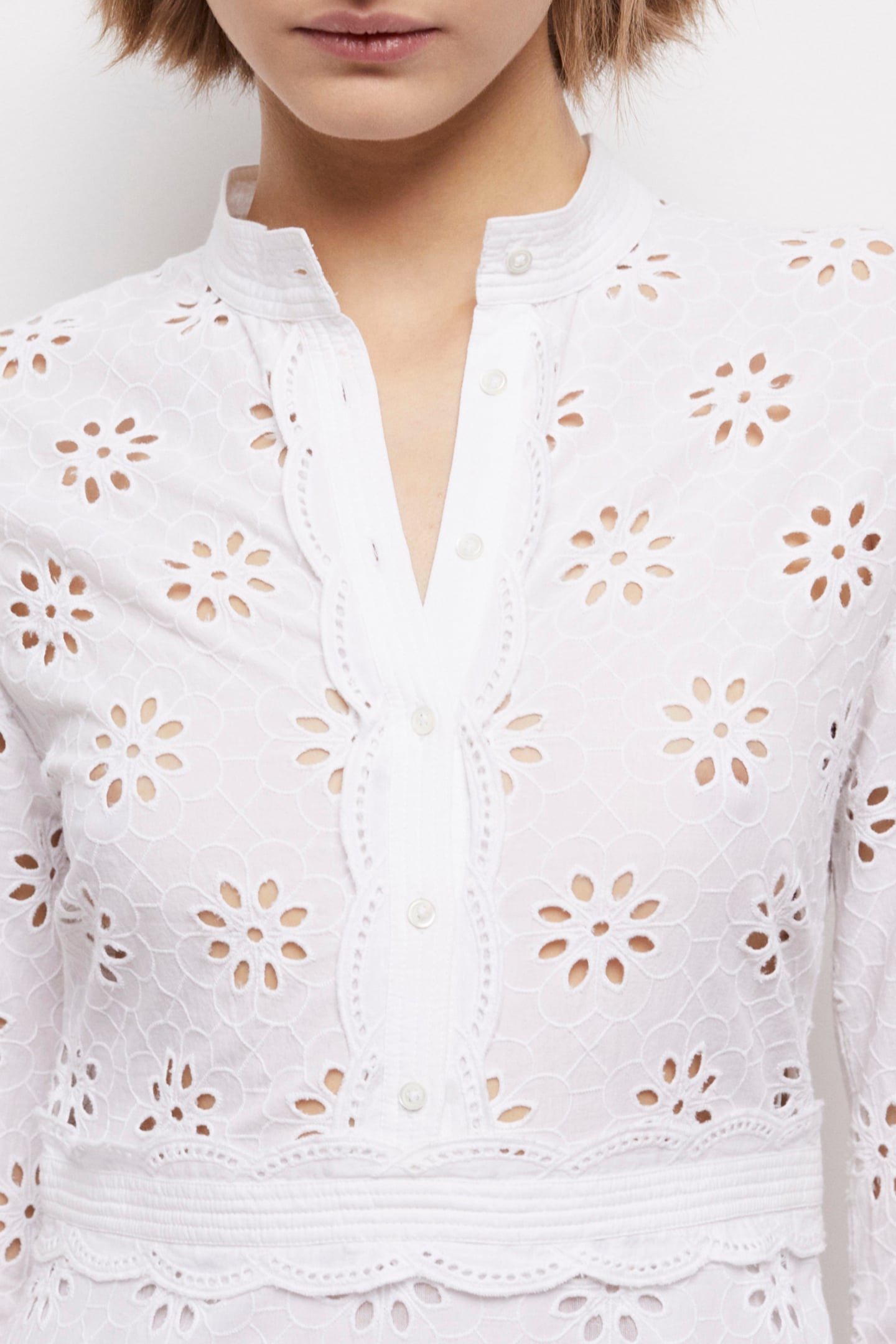 BRODERIE ANGLAISE DRESS WHITE 6