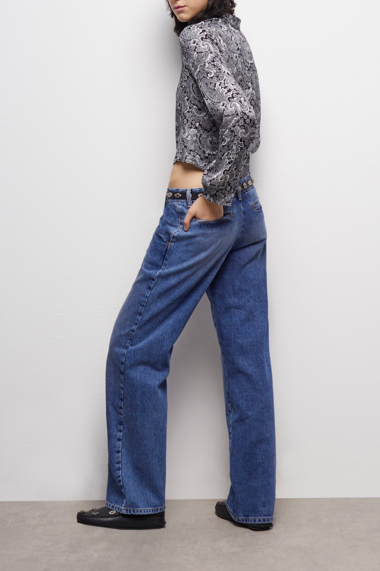 LONG SLEEVE SHIRT BLACK WHITE 5