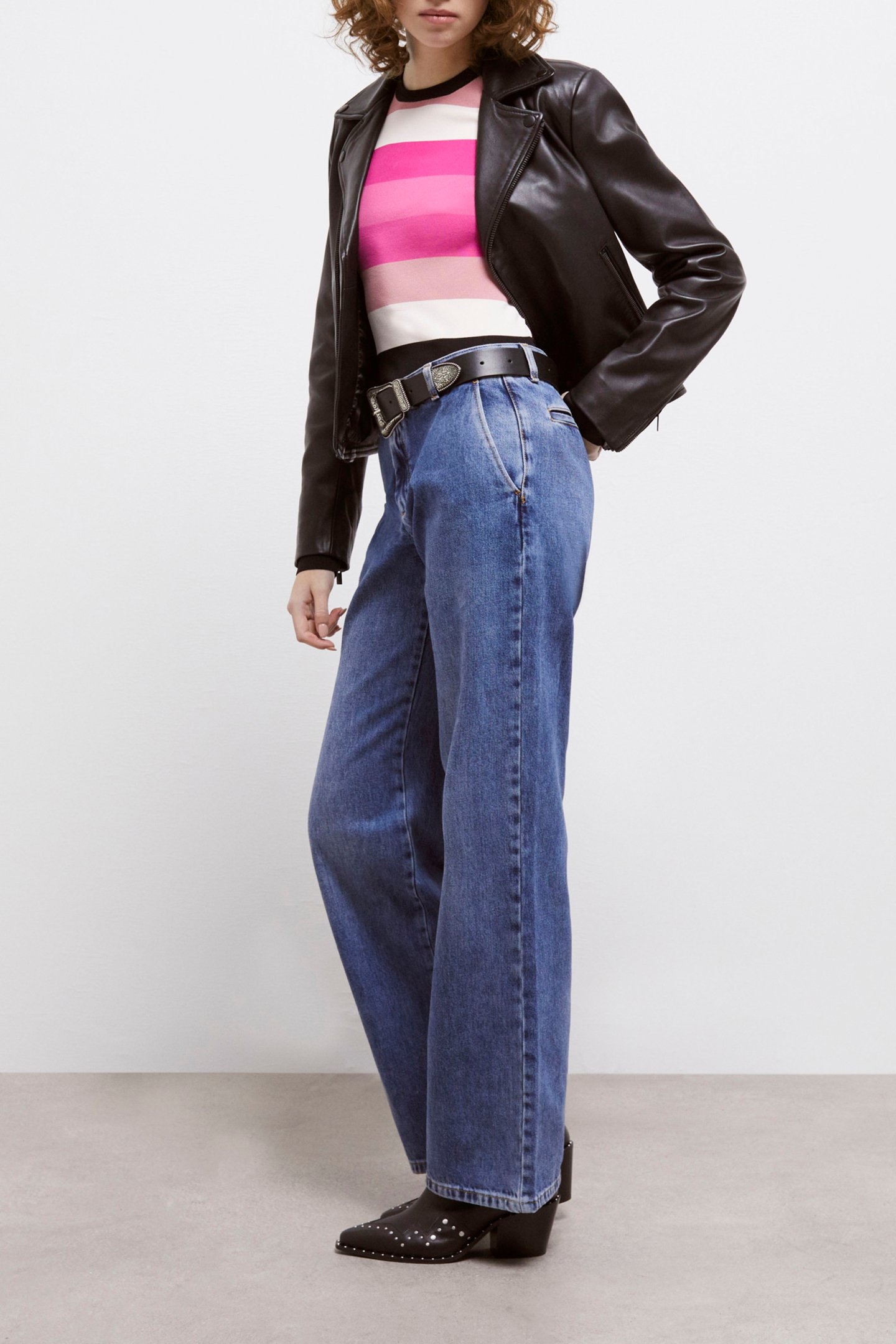 CROPPED SWEATER WITH PINK GRADIENT 5