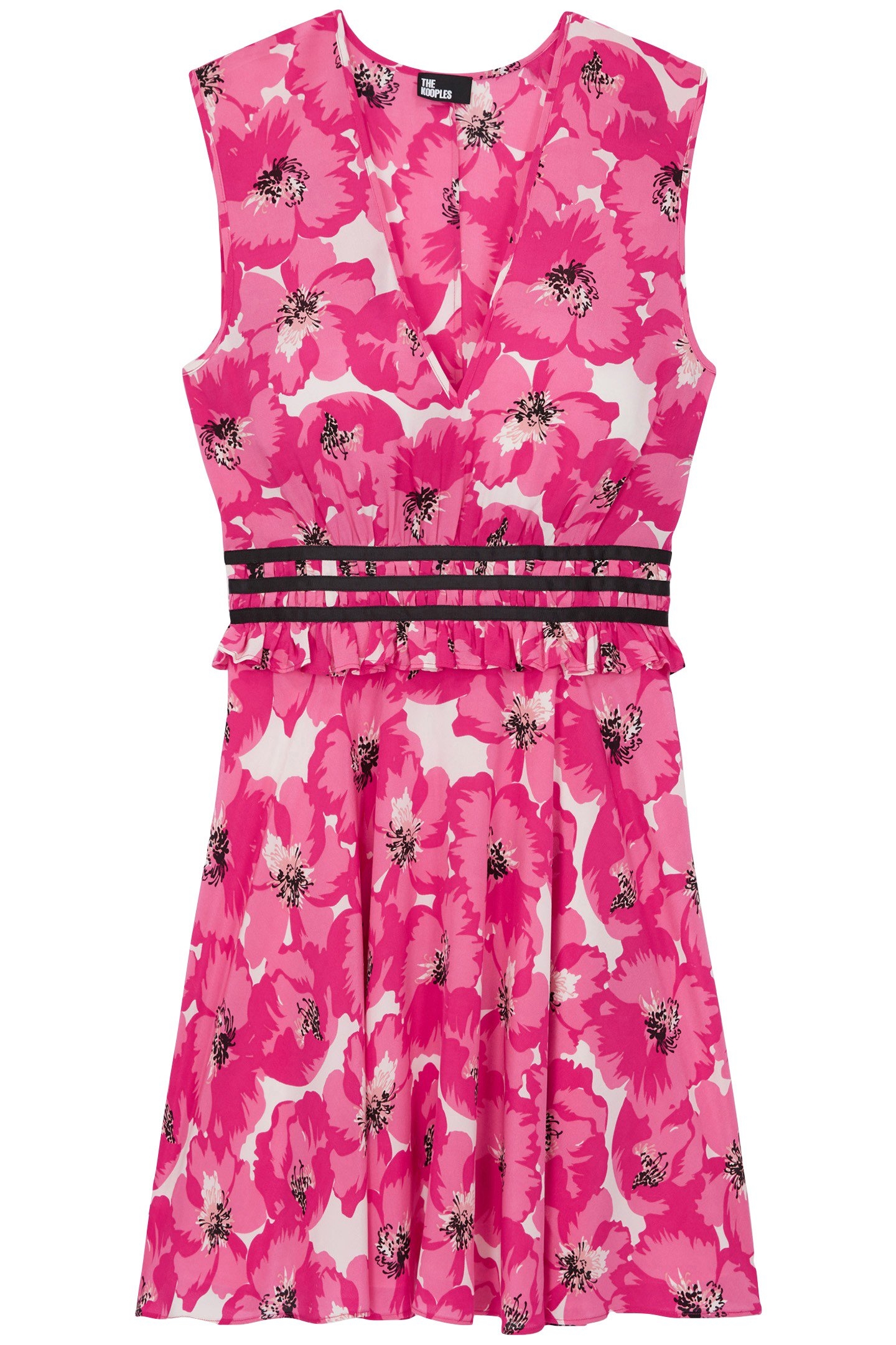ROBE DECOLLETE V DOS NU PINK 1