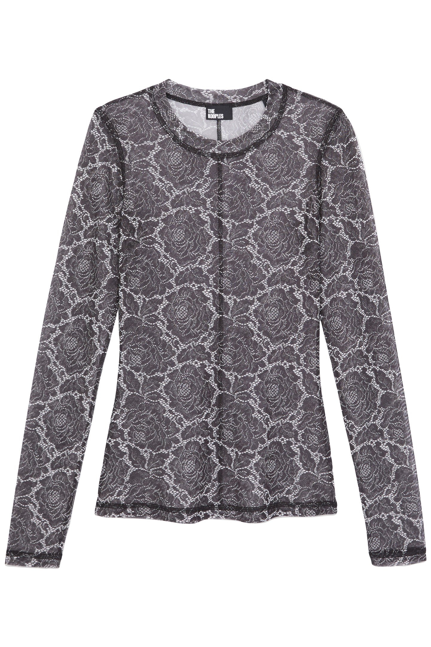 TOP EN MESH AVEC PRINT ALL OVER SNAKE BLACK 4