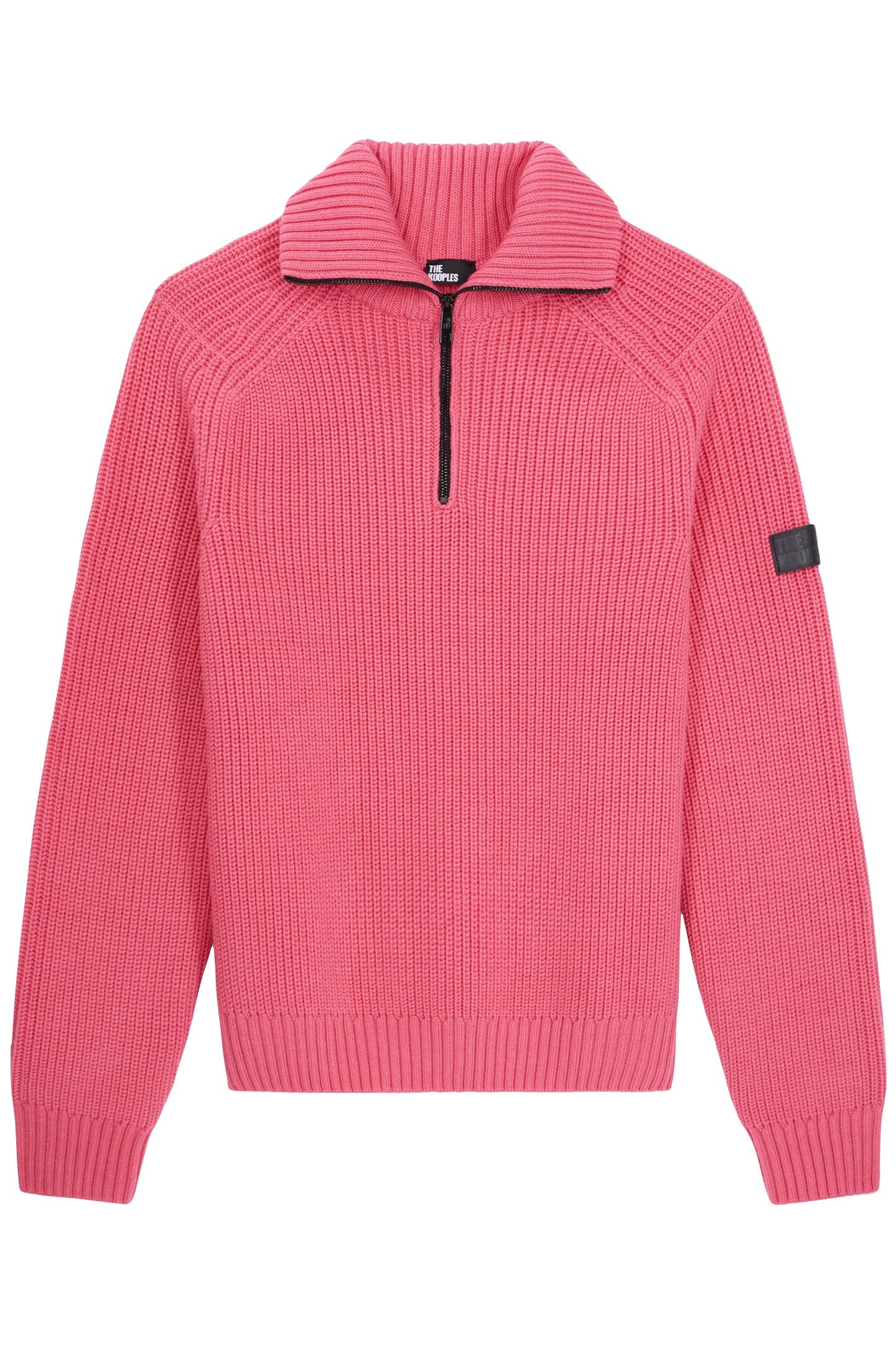 TRUCKER NECK SWEATER OLD PINK 4