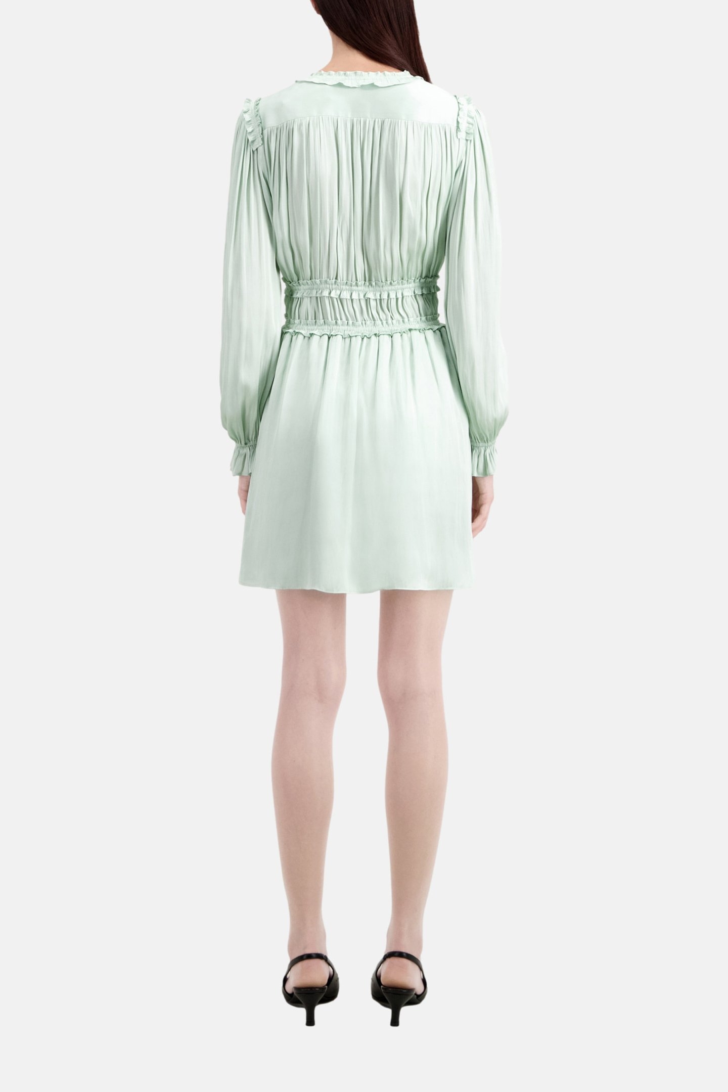 SHORT PLEATED DRESS OCEAN 2