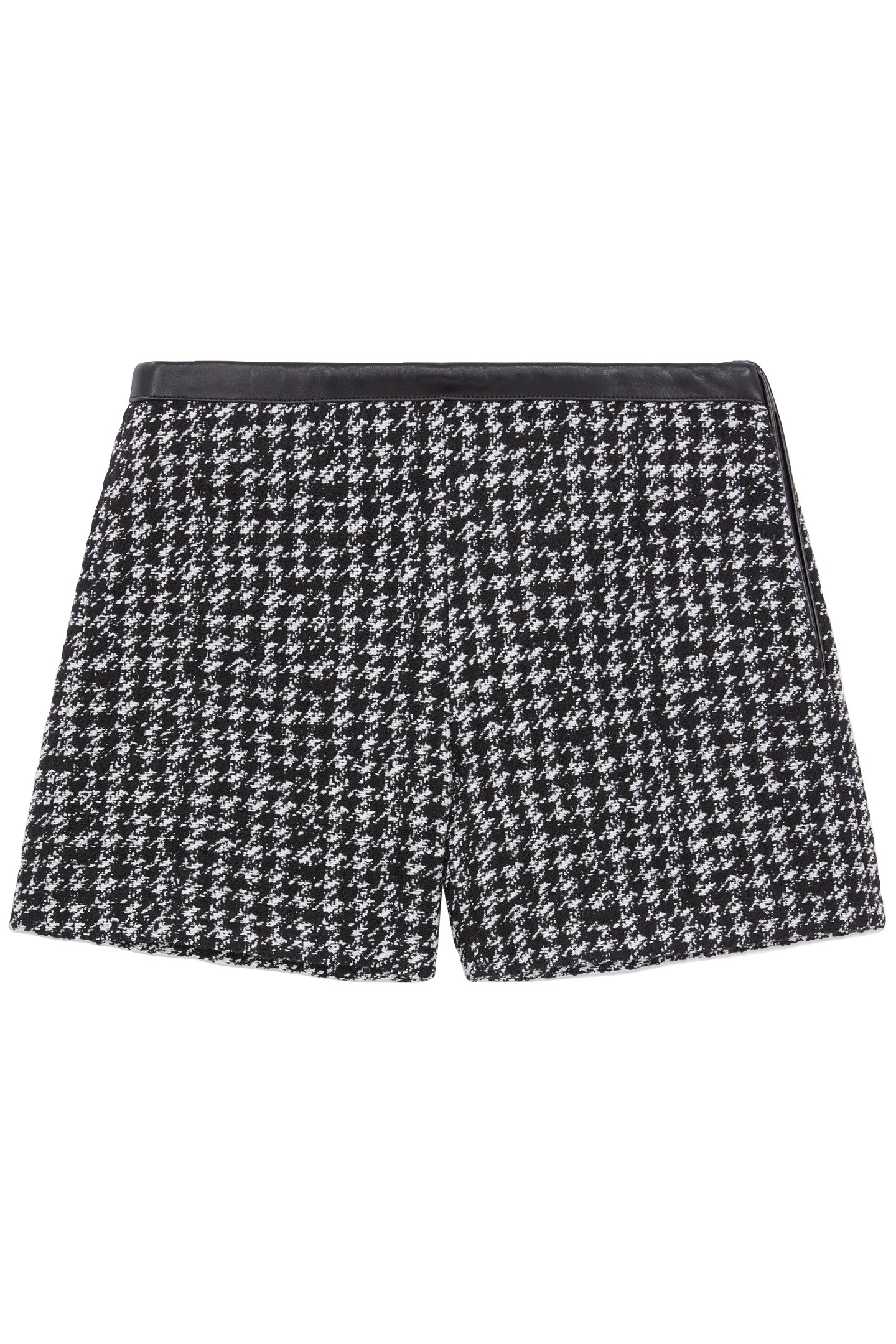 TWO-POCKET FRONT SHORTS BLACK WHITE 3