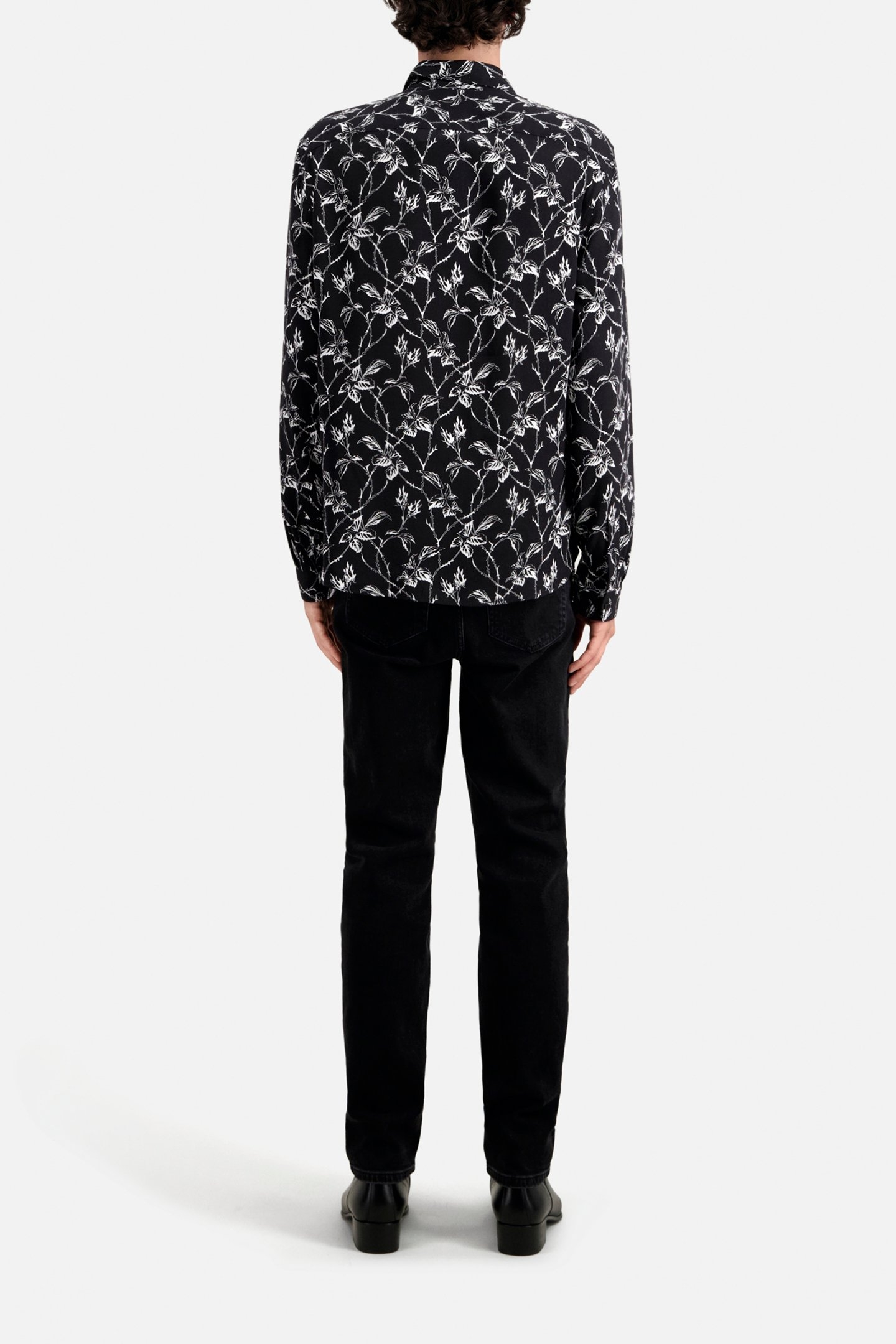 LONG SLEEVE SHIRT BLACK WHITE 3