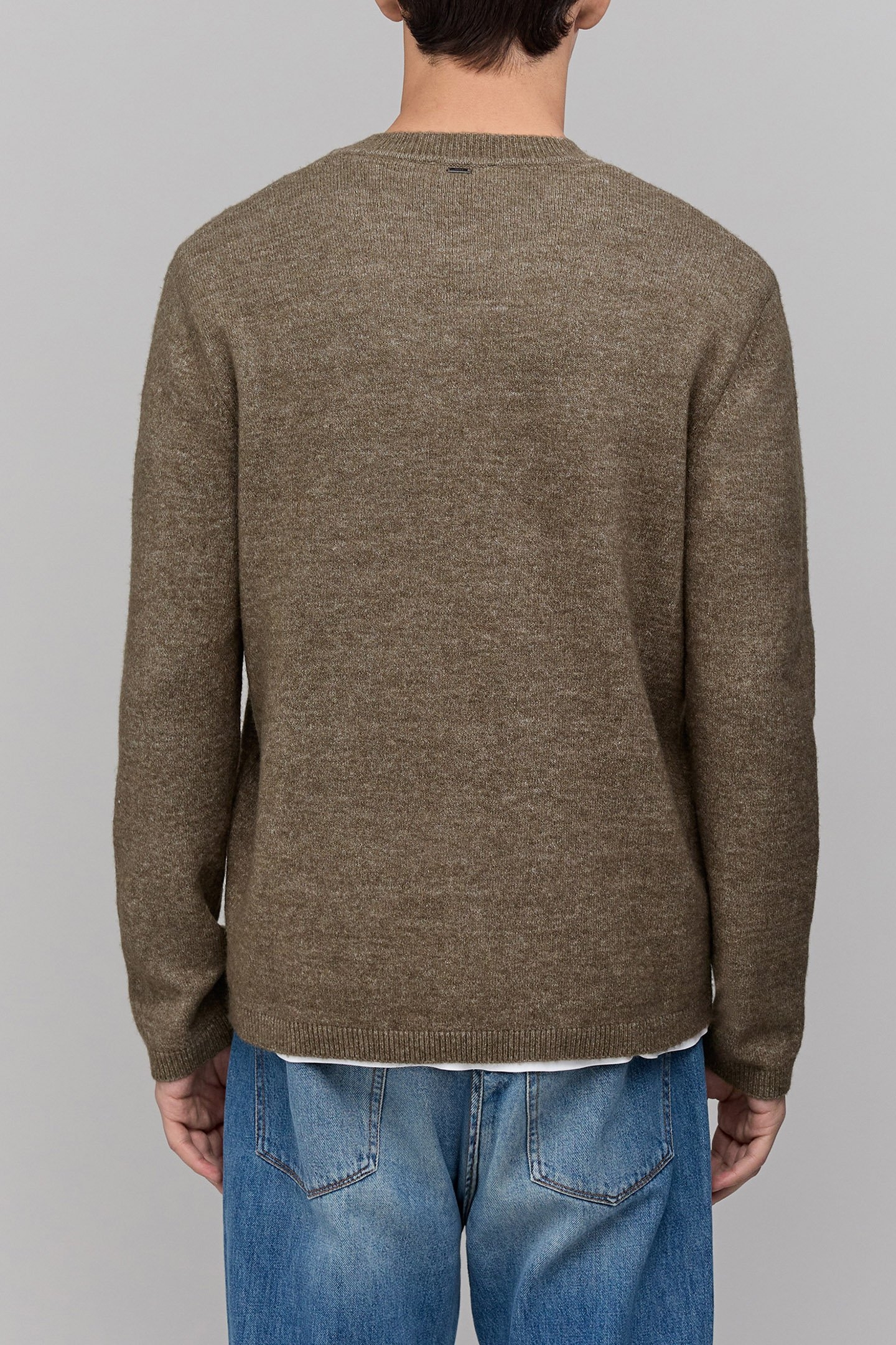 MOSSY KNIT KHAKI SWEATER 2