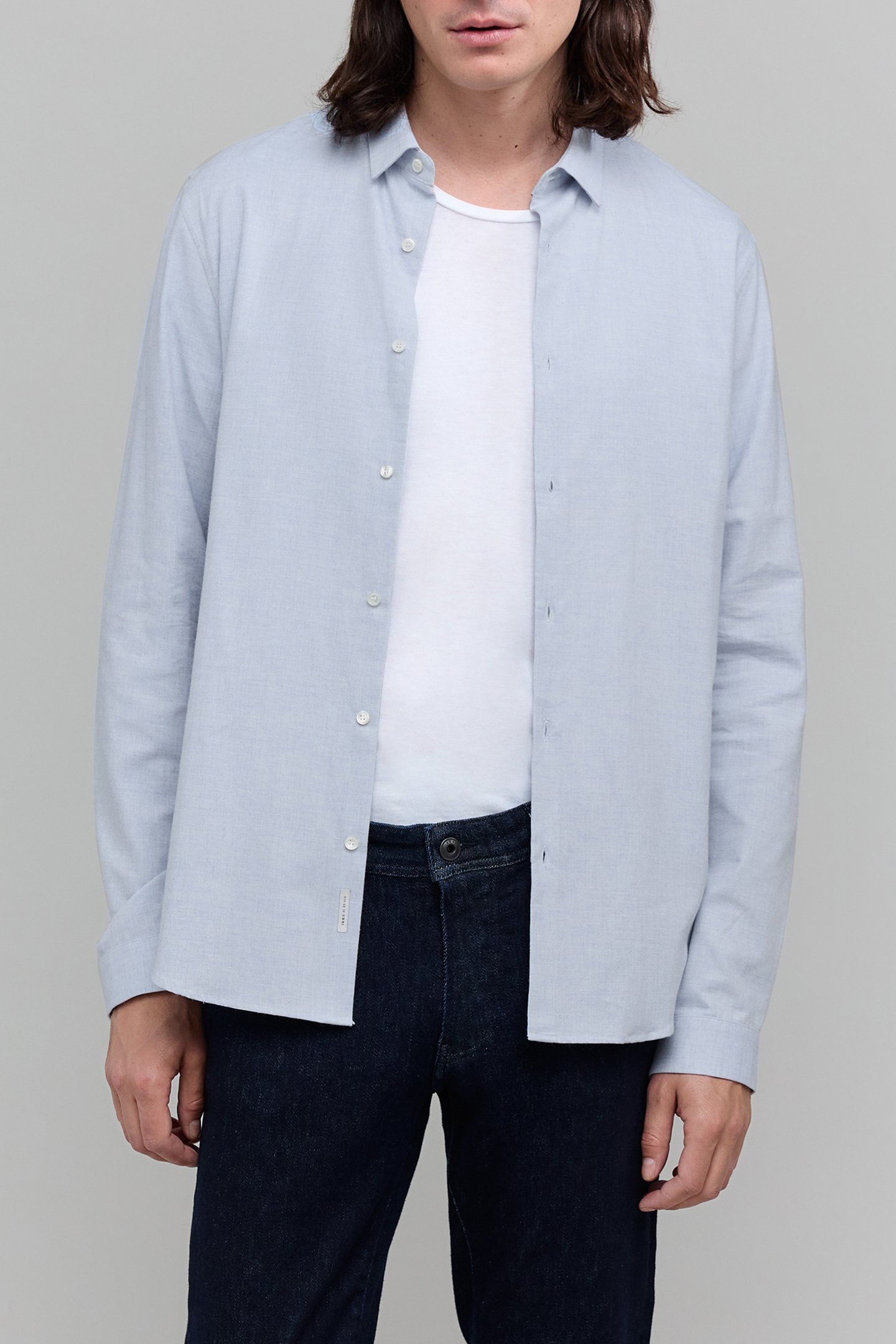 REGULAR SKY FLANNEL SHIRT 1