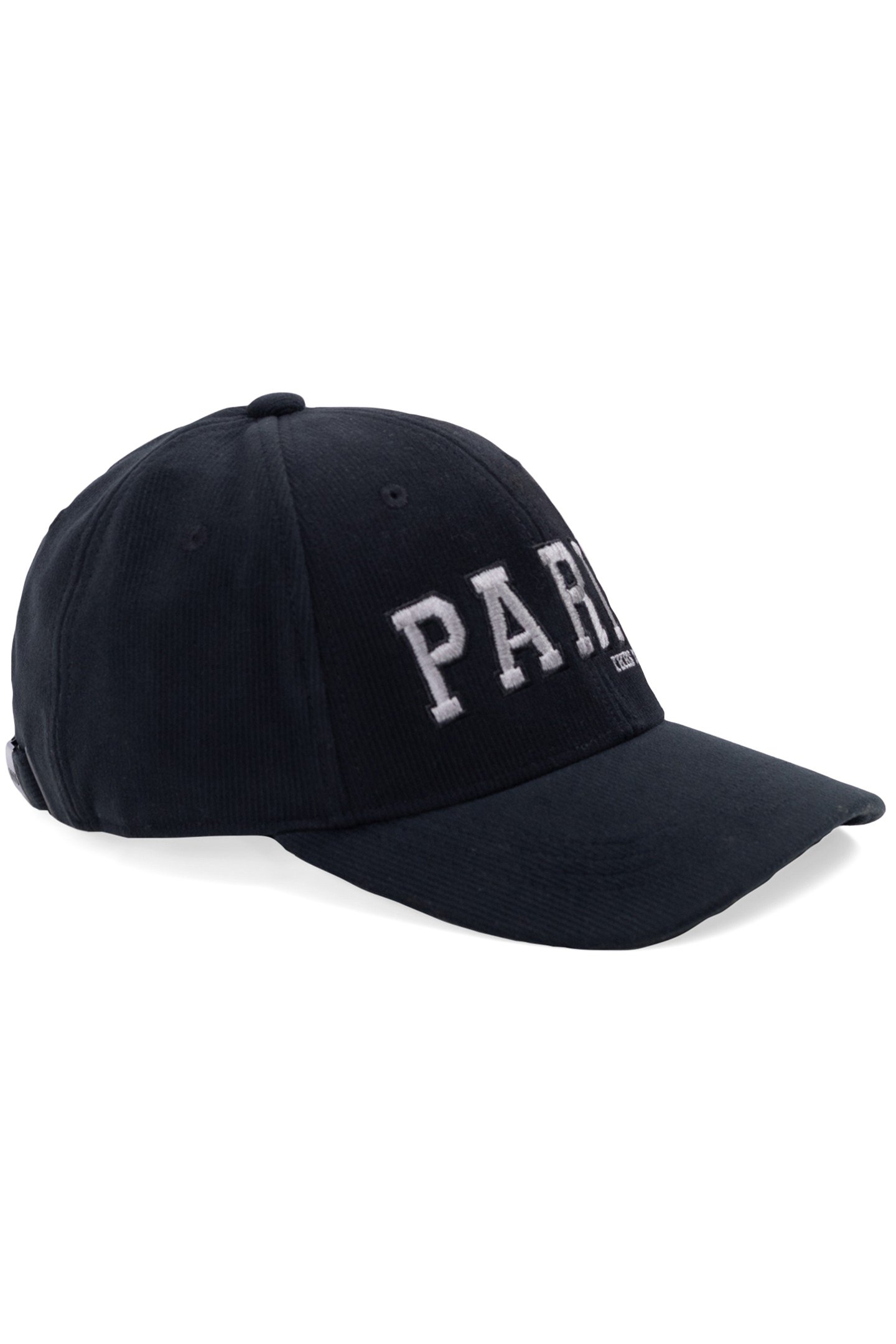 EMBROIDERED CORDUROY NAVY CAP 5