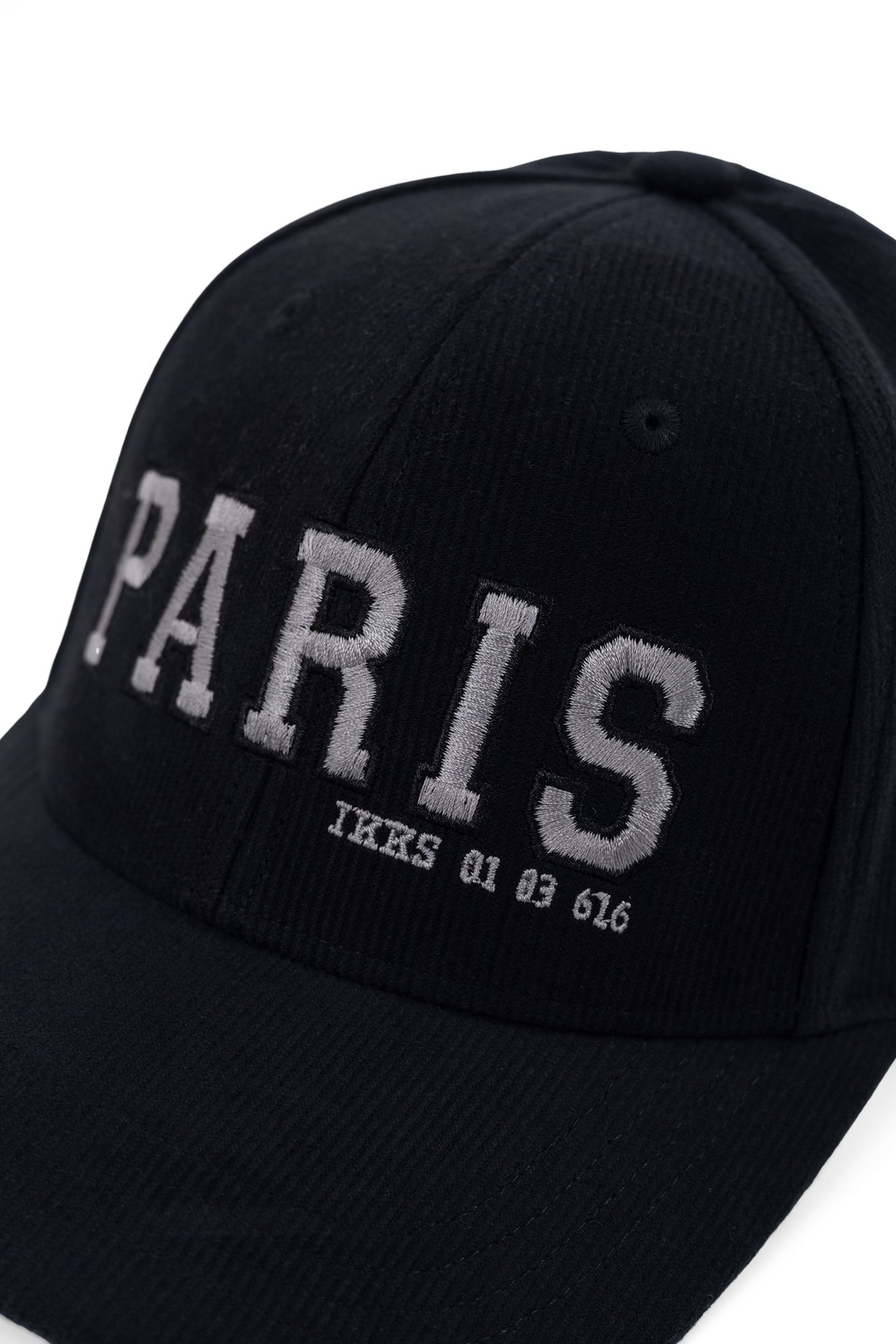 EMBROIDERED CORDUROY NAVY CAP 8