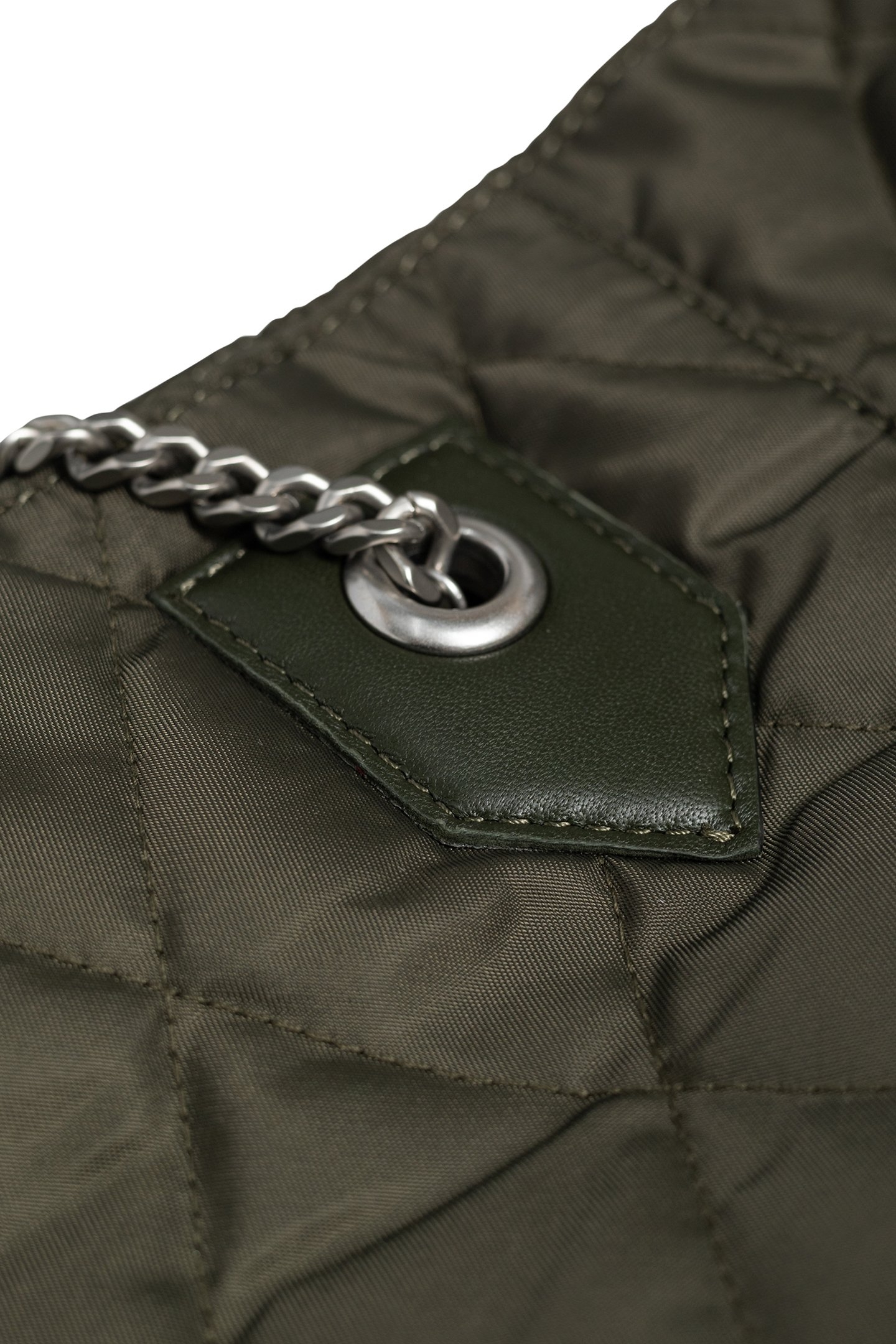 BAG 1440 KHAKI RHOMBUS QUILTING 4