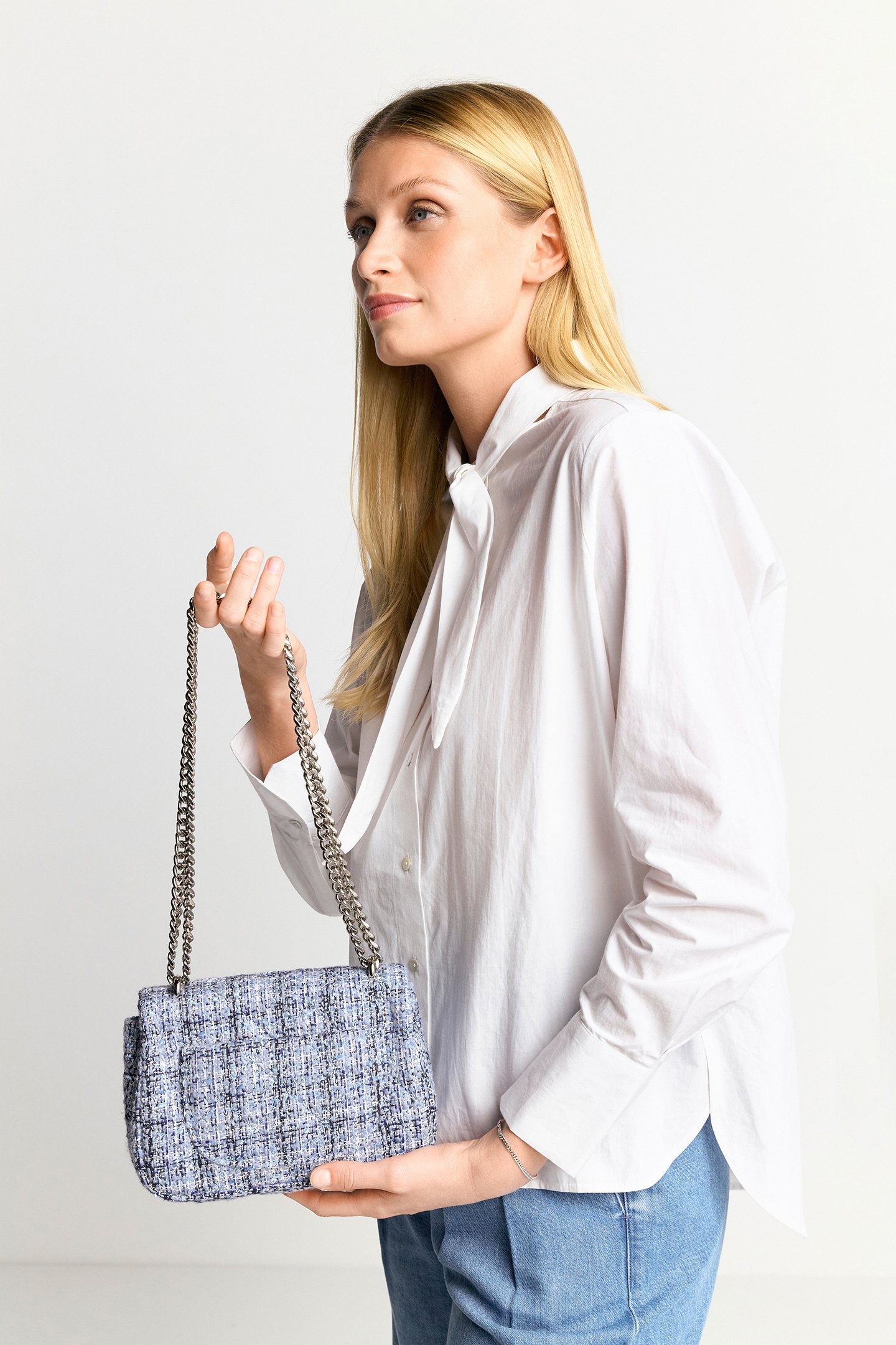 MINI TWEED BAG MIDNIGHT BLUE 3