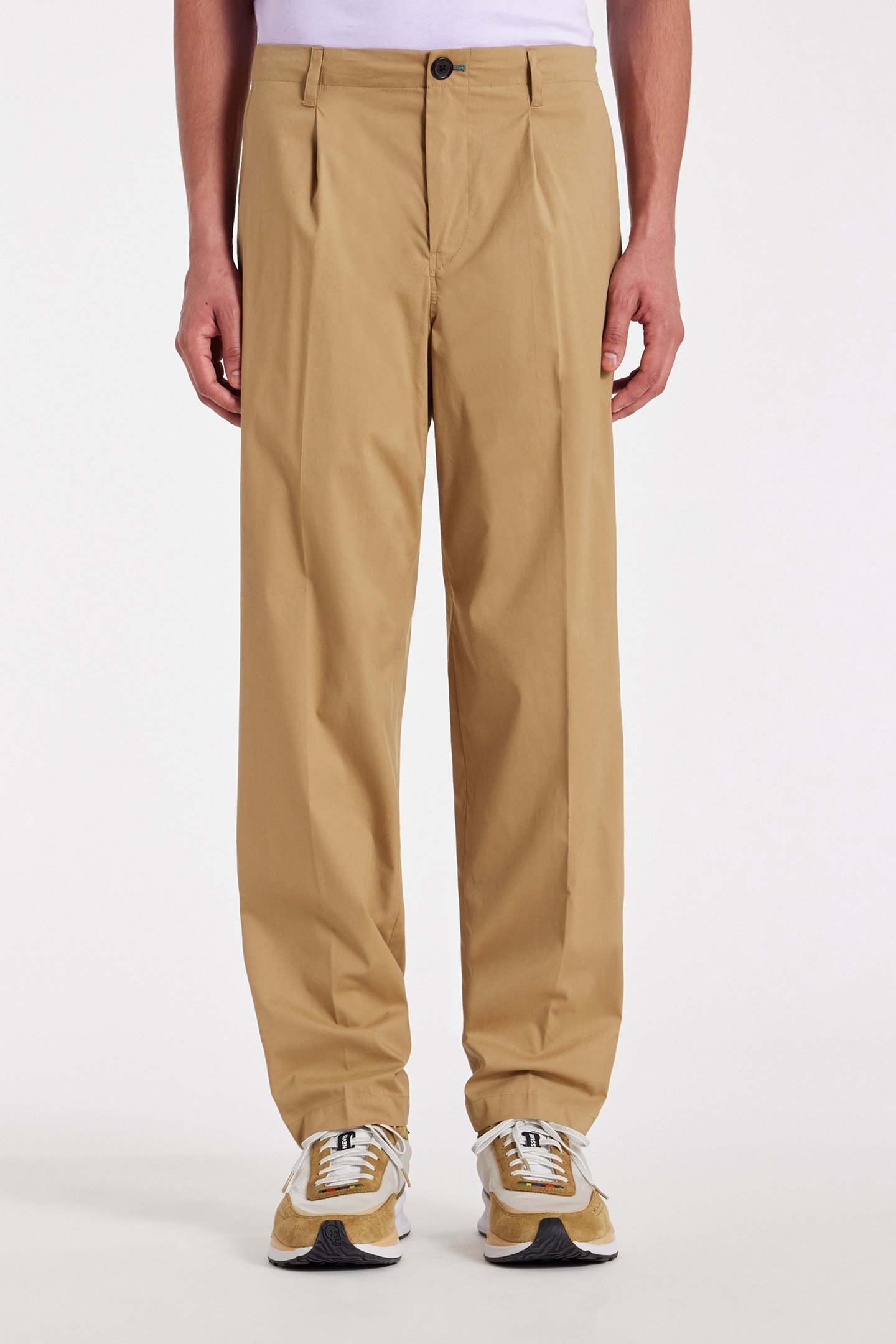 TAPERED FIT TROUSER KHAKI 1