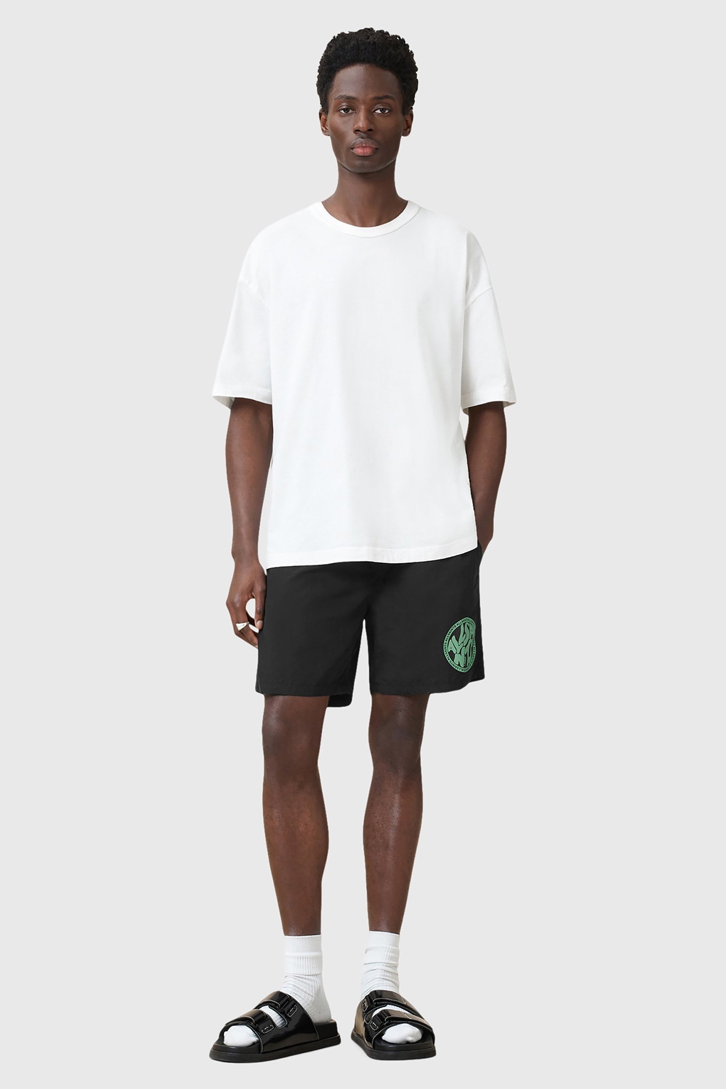 DISTORTION SWIMSHORT JET BLACK 3