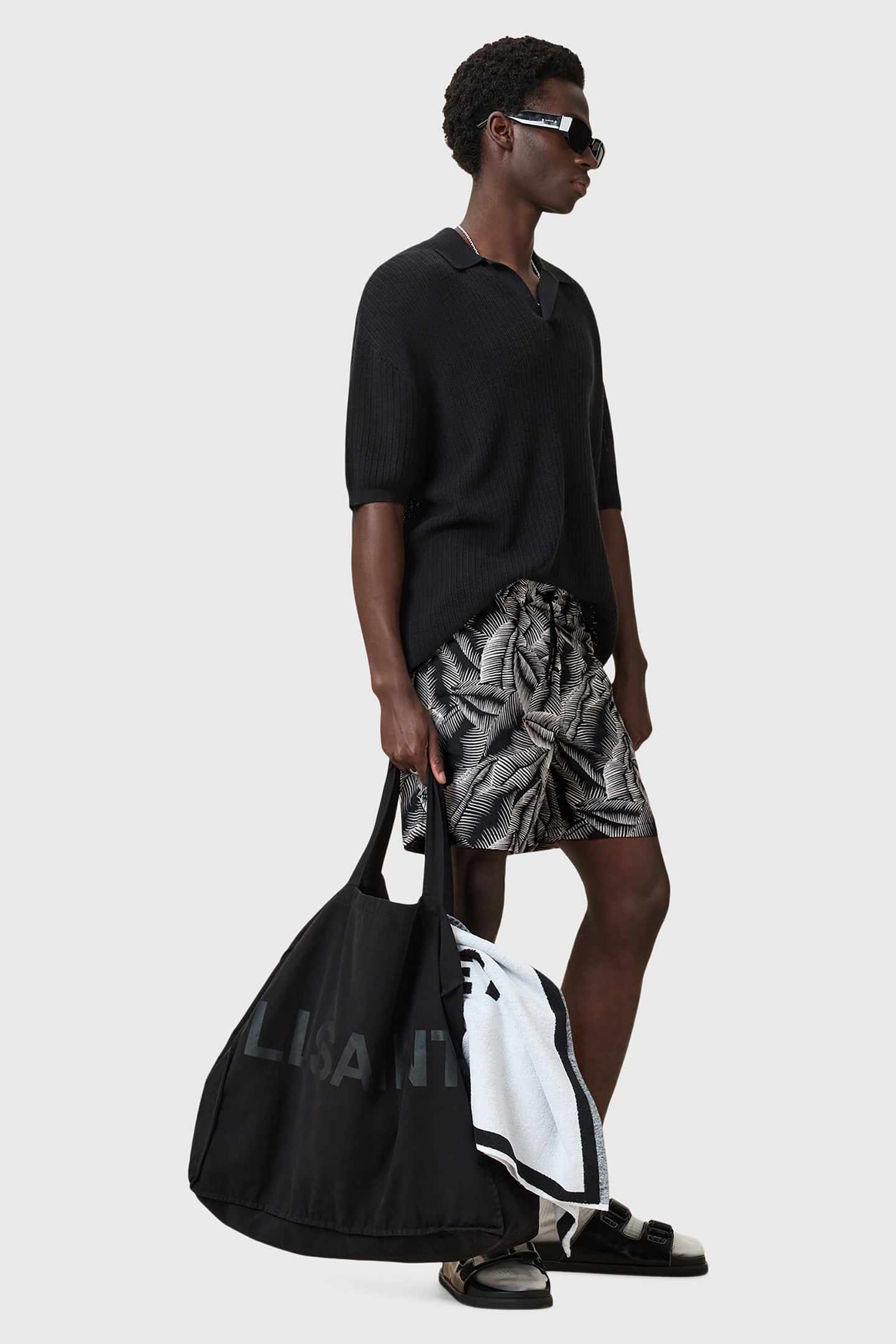 MARSEILLE SWIMSHORT JET BLACK/OPT WHT 5