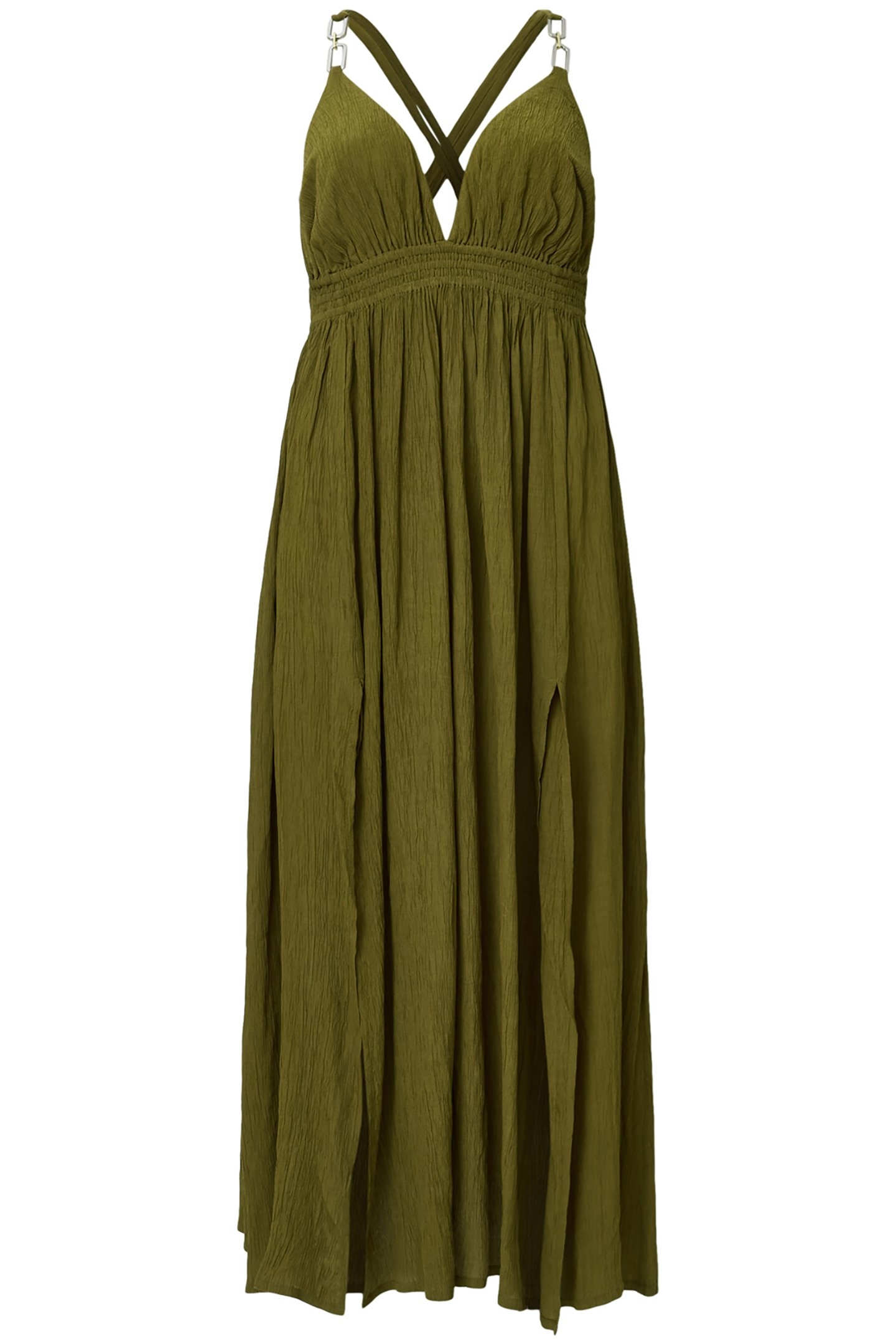 ROSA HEX DRESS FIR GREEN 3