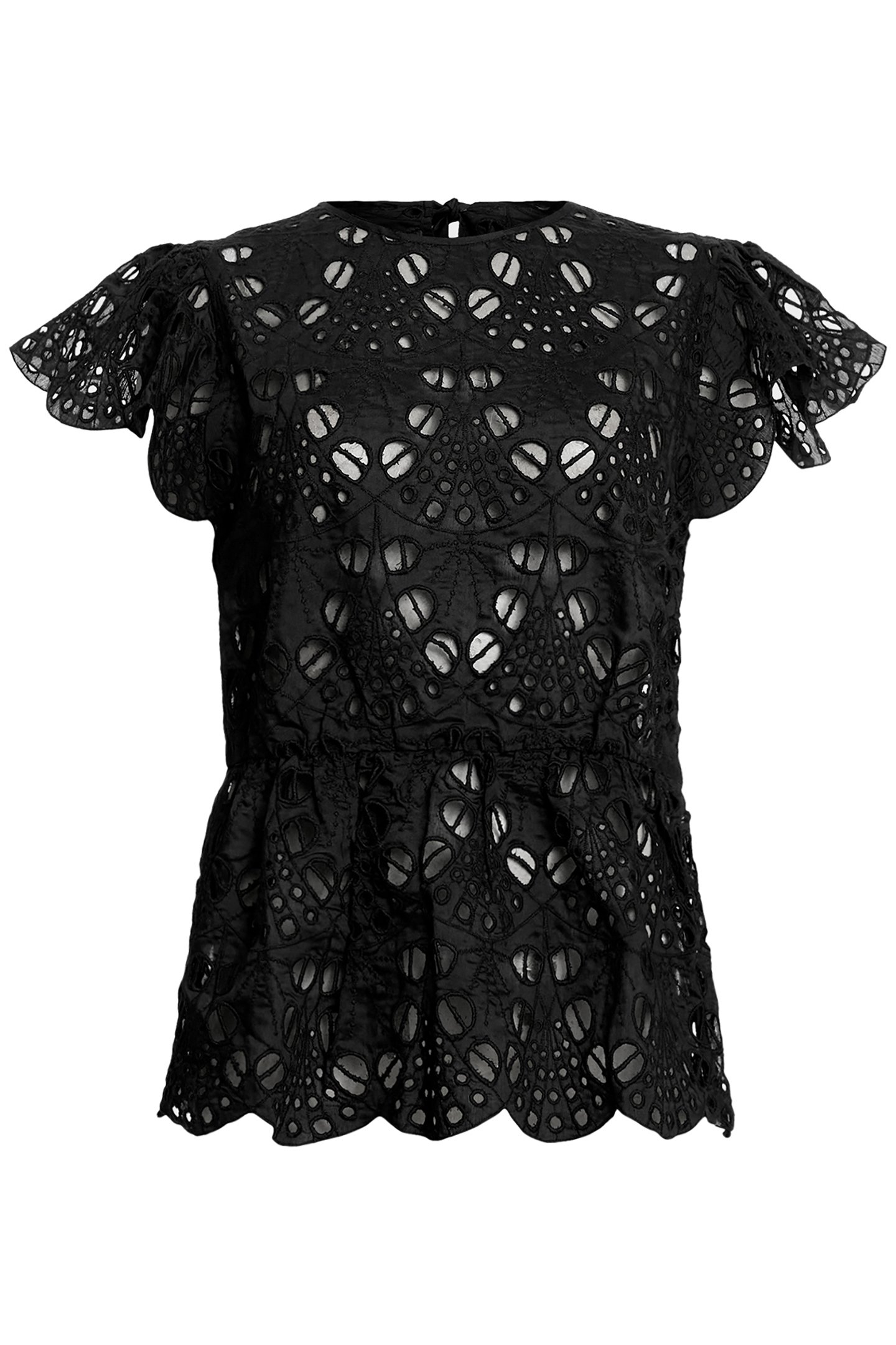 MEADOW EMB TOP BLACK 4