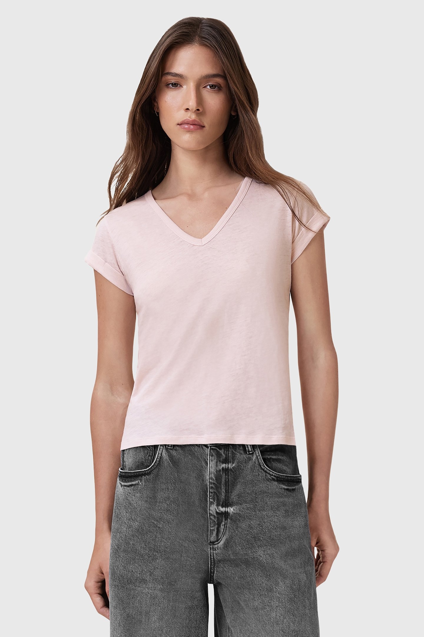 ANNA V TEE MAUVE CHALK PINK 6