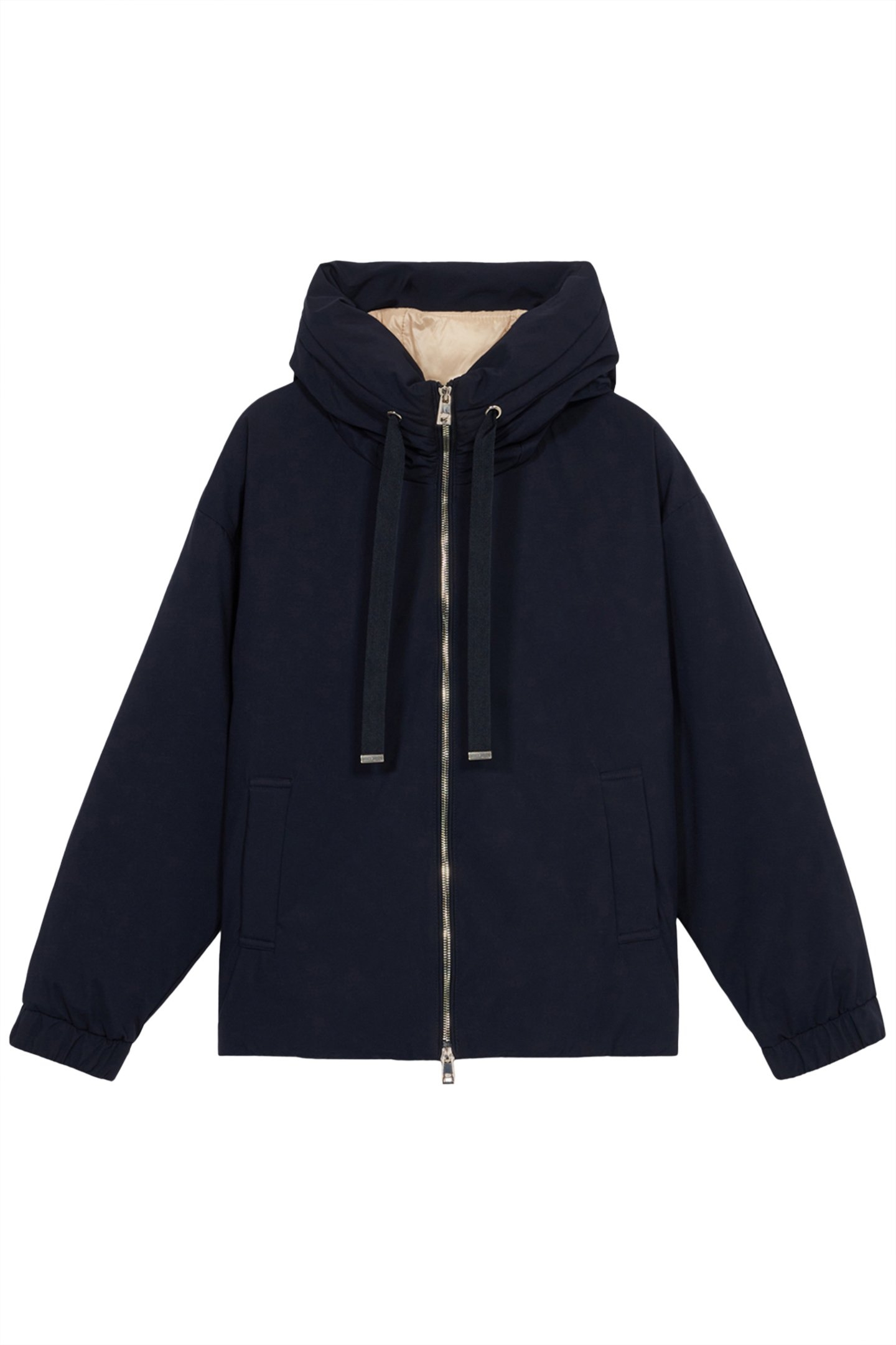 SMOOTH DOWN JACKET WITH HOOD BLUE 3