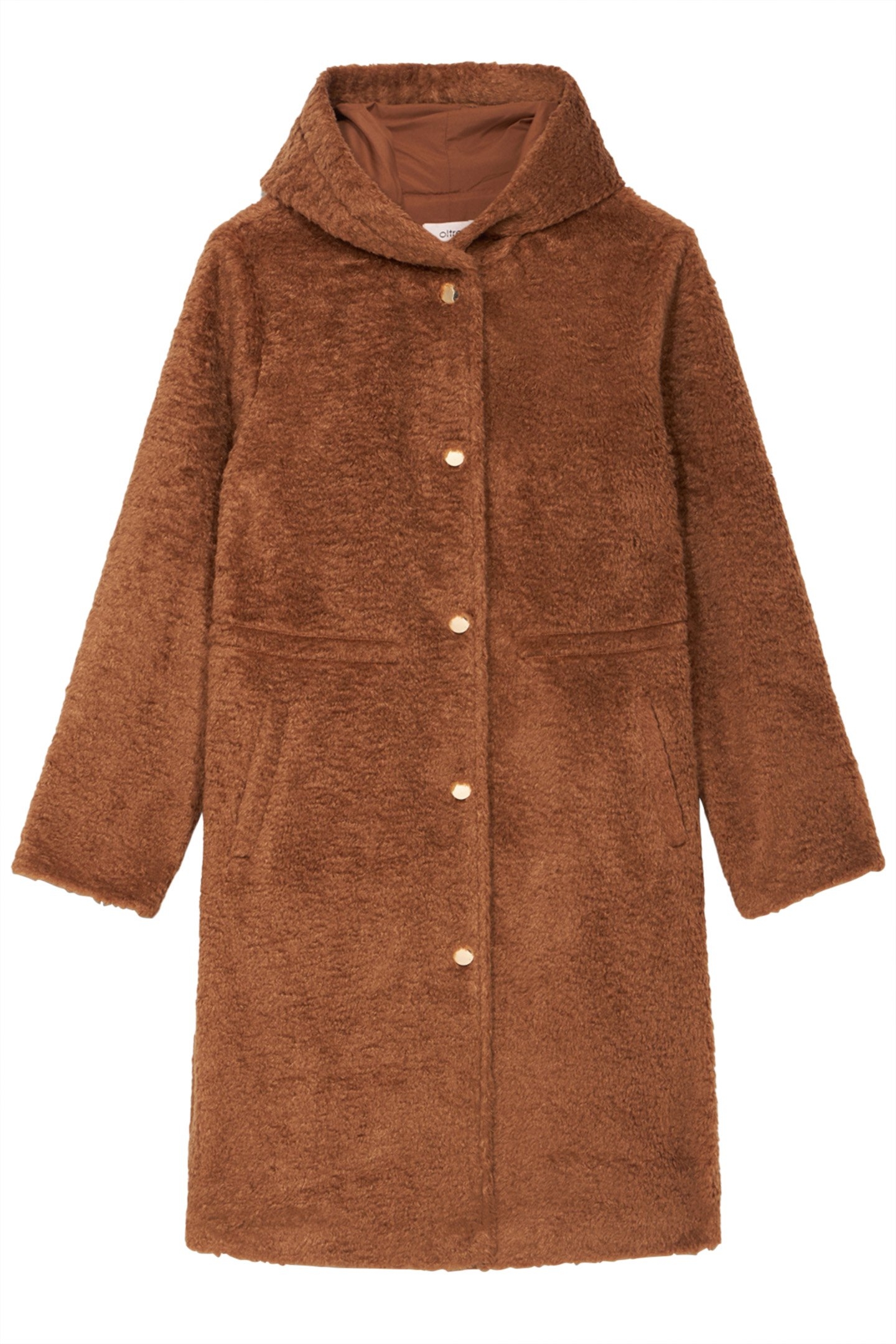 HOODED TEDDY PARKA BROWN 3