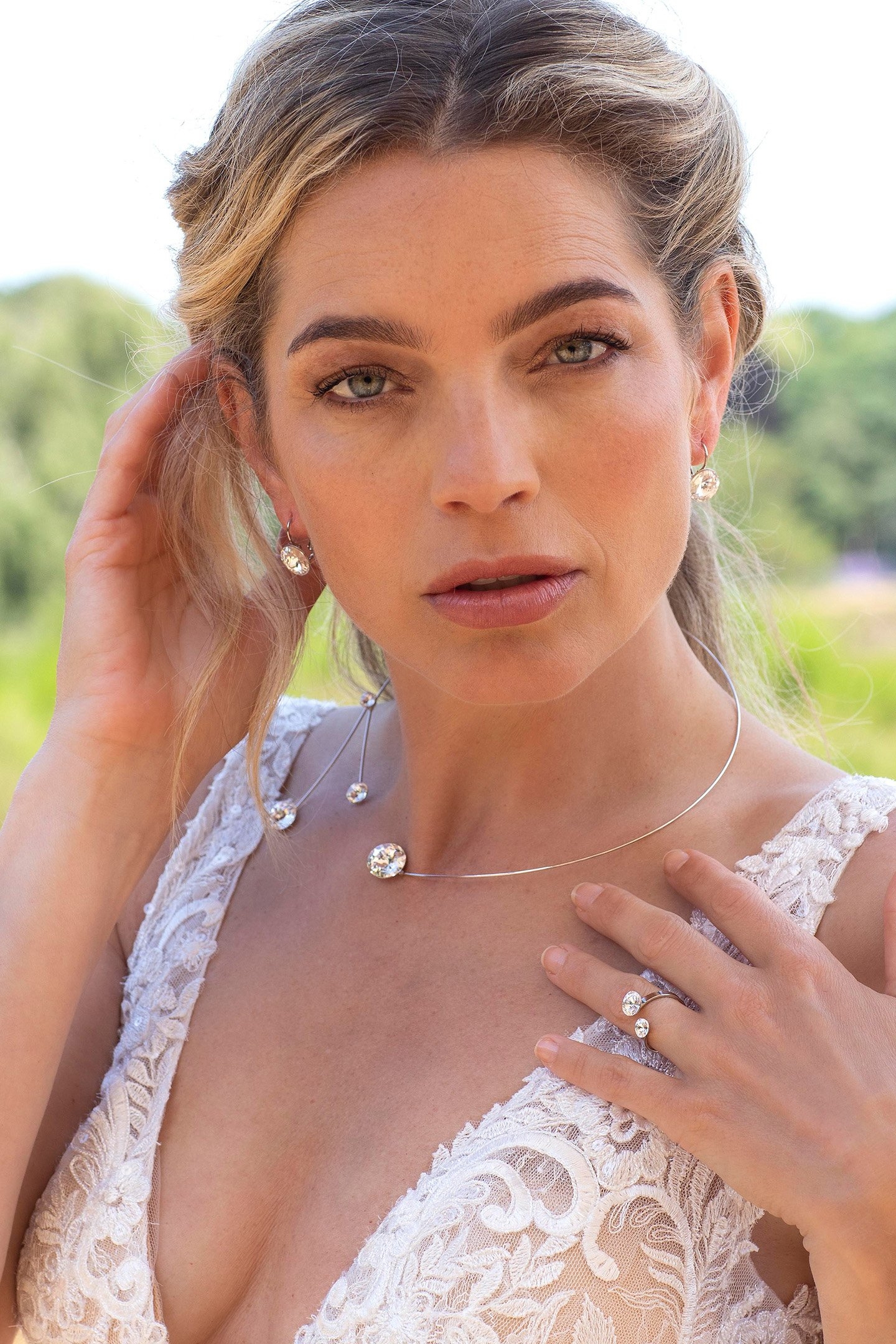 CLASSIC DISC RING - RHODIUM 2