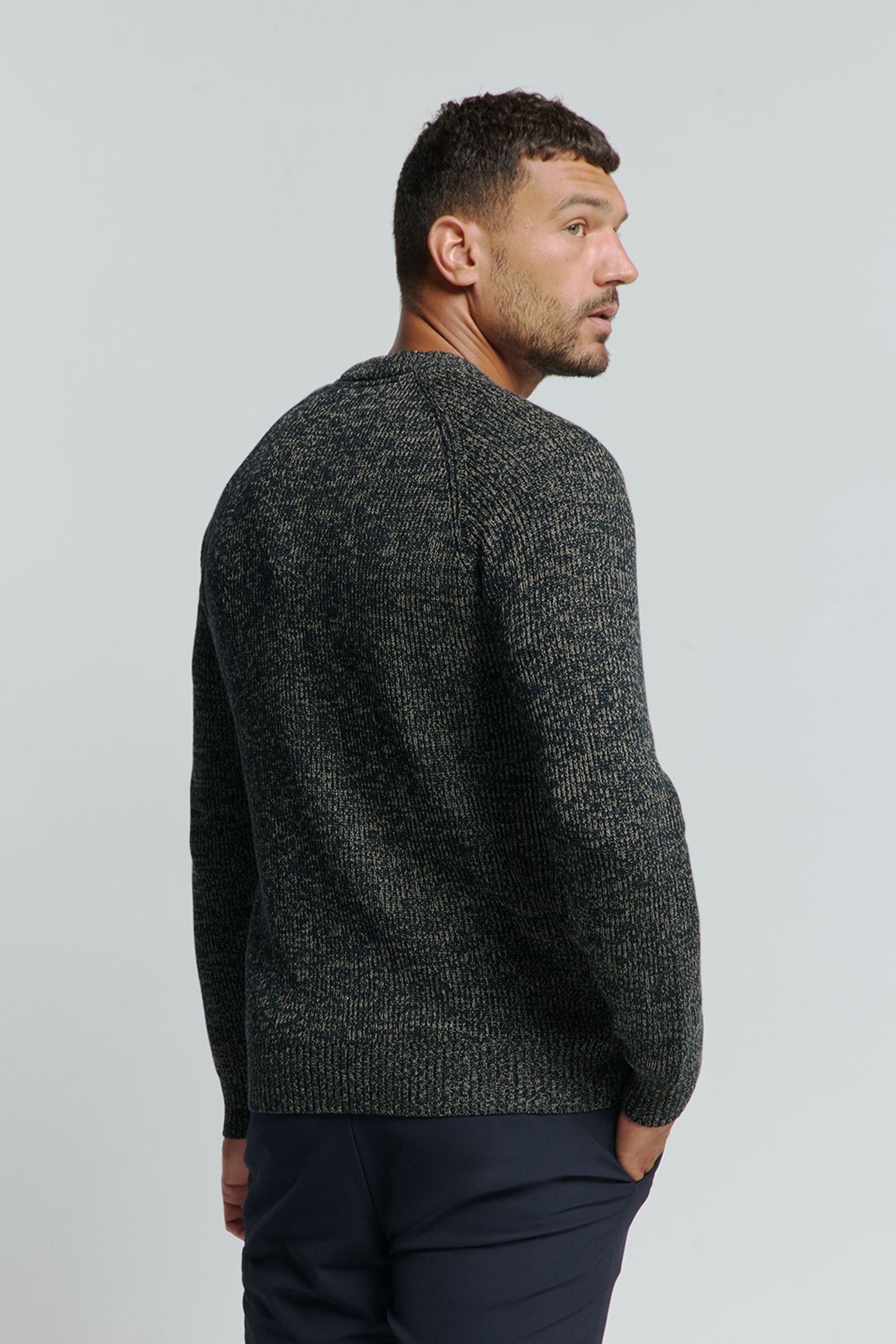 PULLOVER CREWNECK 3 COLOURED RIB NIGHT 2