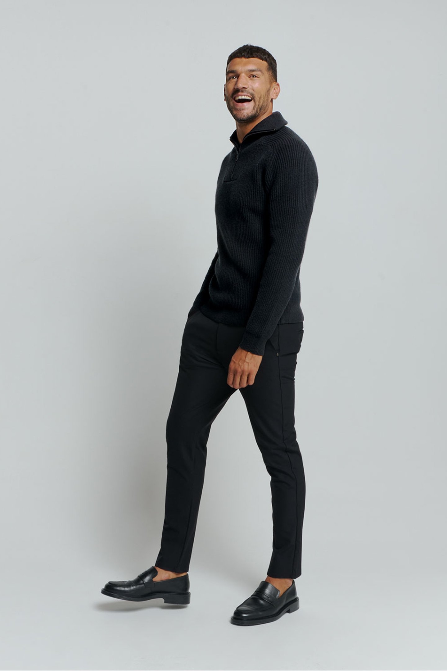 PULLOVER HALF ZIPPER 2 COLOURED WITH WOOL NIGHT 4