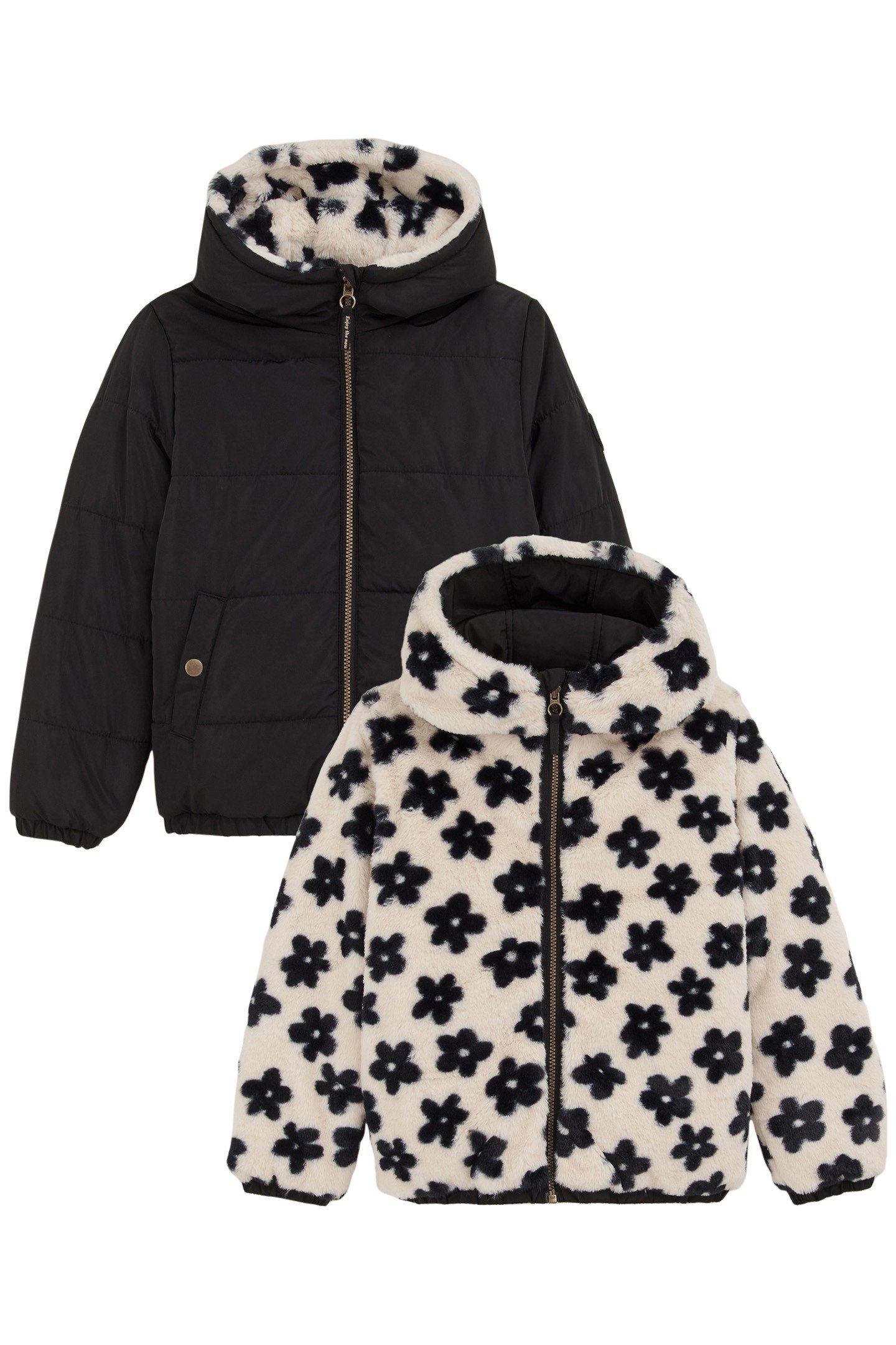 JACKET REVERSIBLE BOMBER BLACK 4