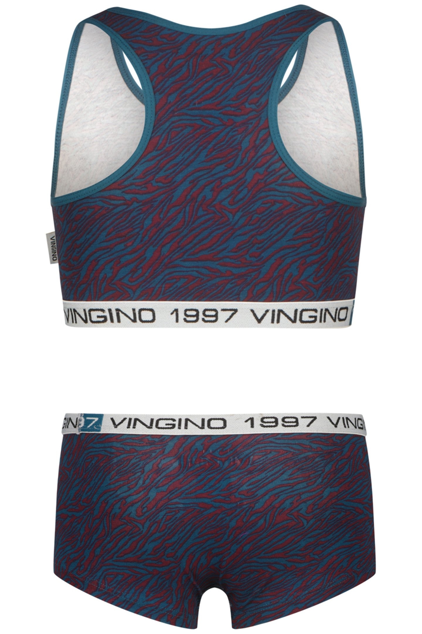 GIRLS G-WO25-8 ZEBRA RACER SET 2 PACK UNDERWEAR & SLEEPWEAR 2