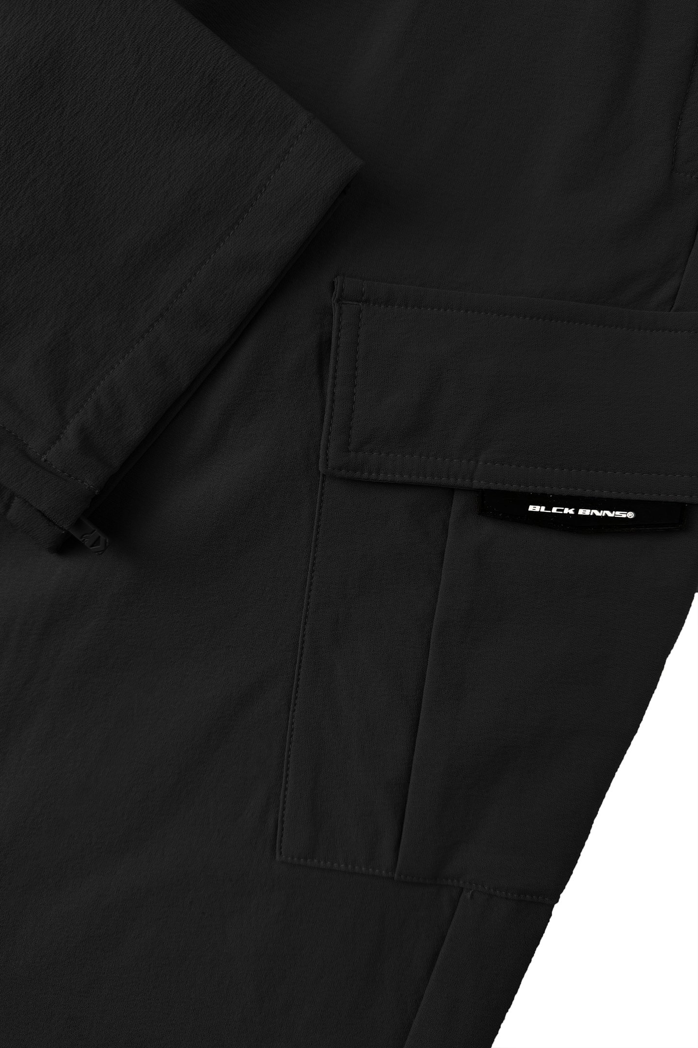 TECH CARGO PANTS BLACK 7