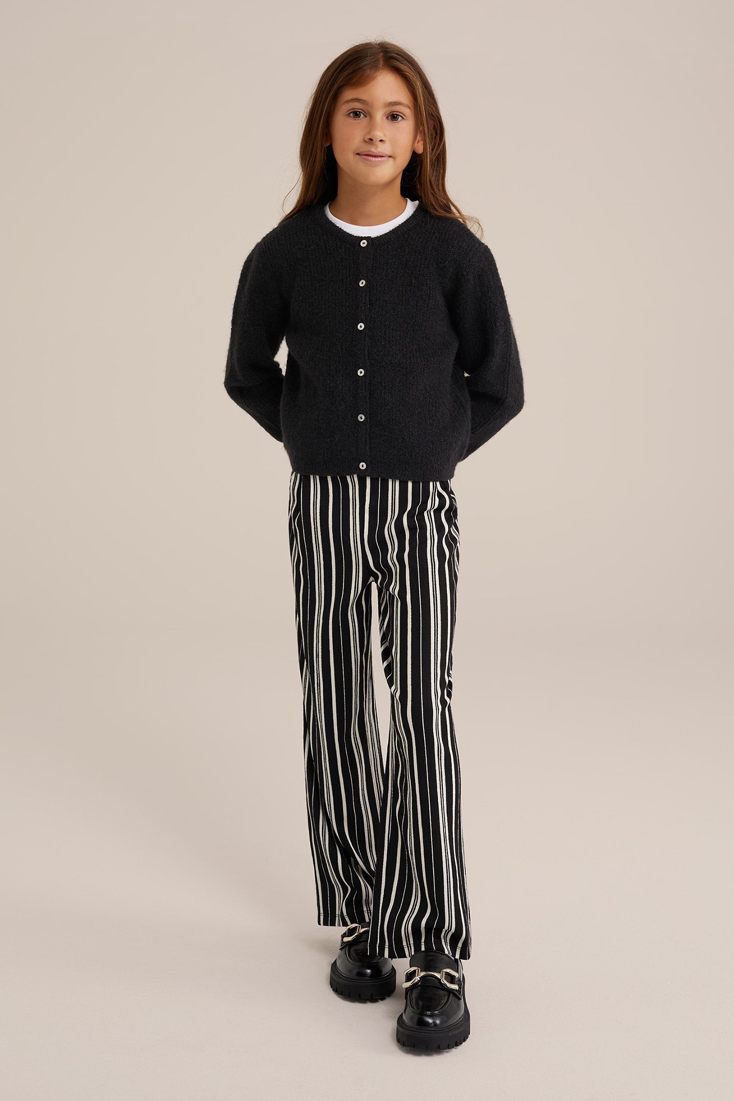 KNITTED CARDIGAN BLACK 2