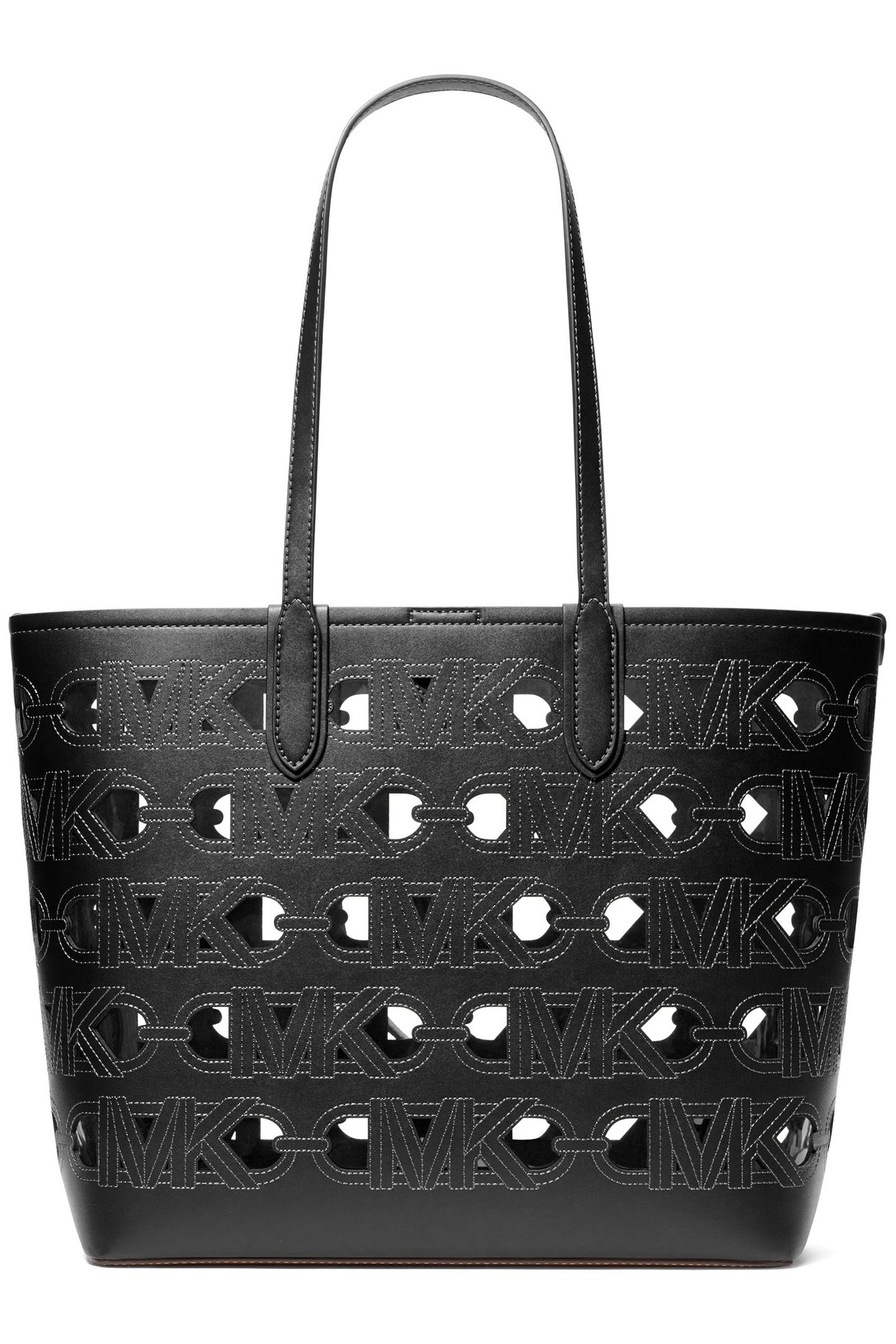 LARGE CUT OUT TOTE BAG IN BLACK 1