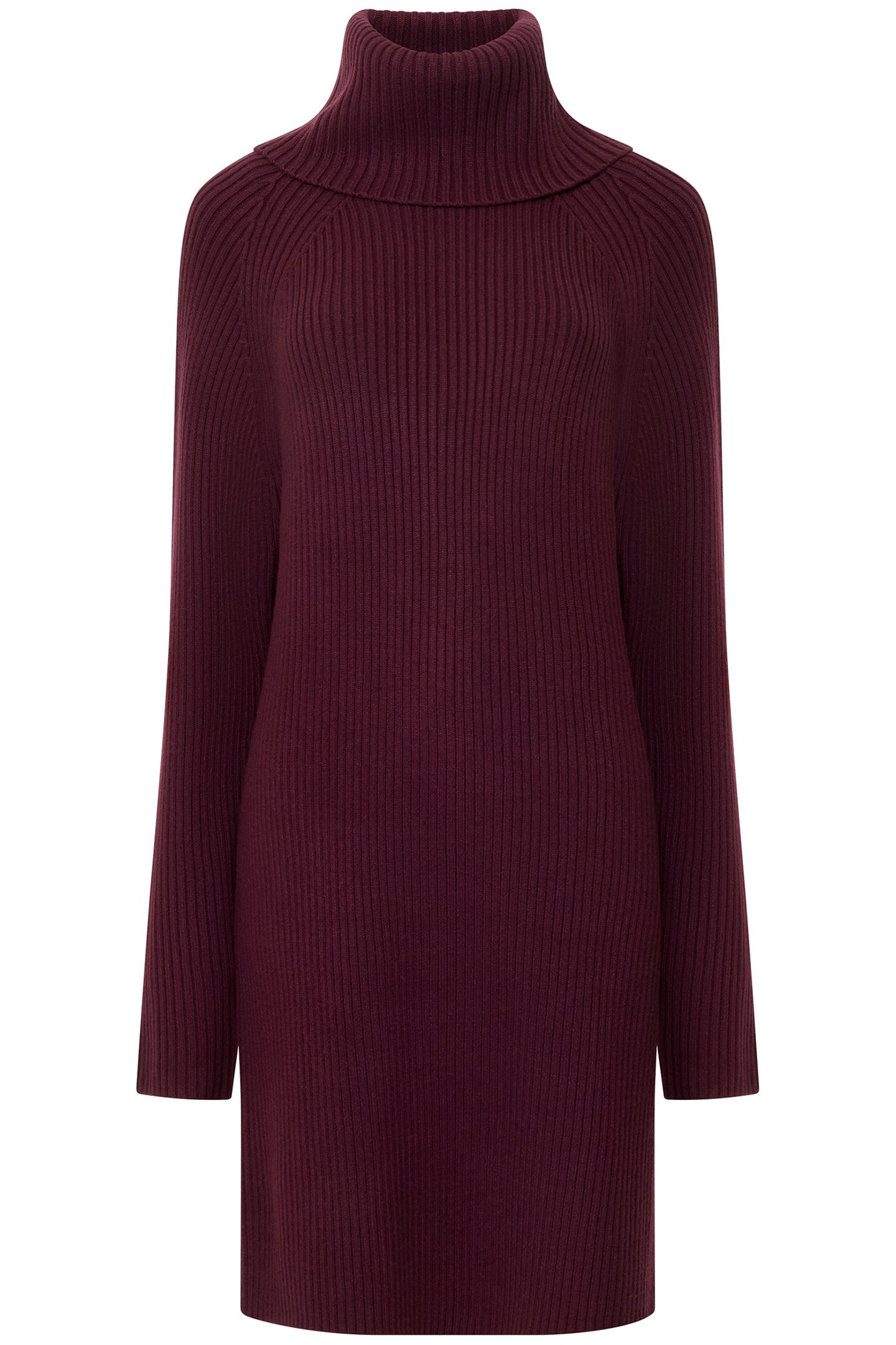BABYSOFT RIBBED DRESS BURGUNDY RED 4