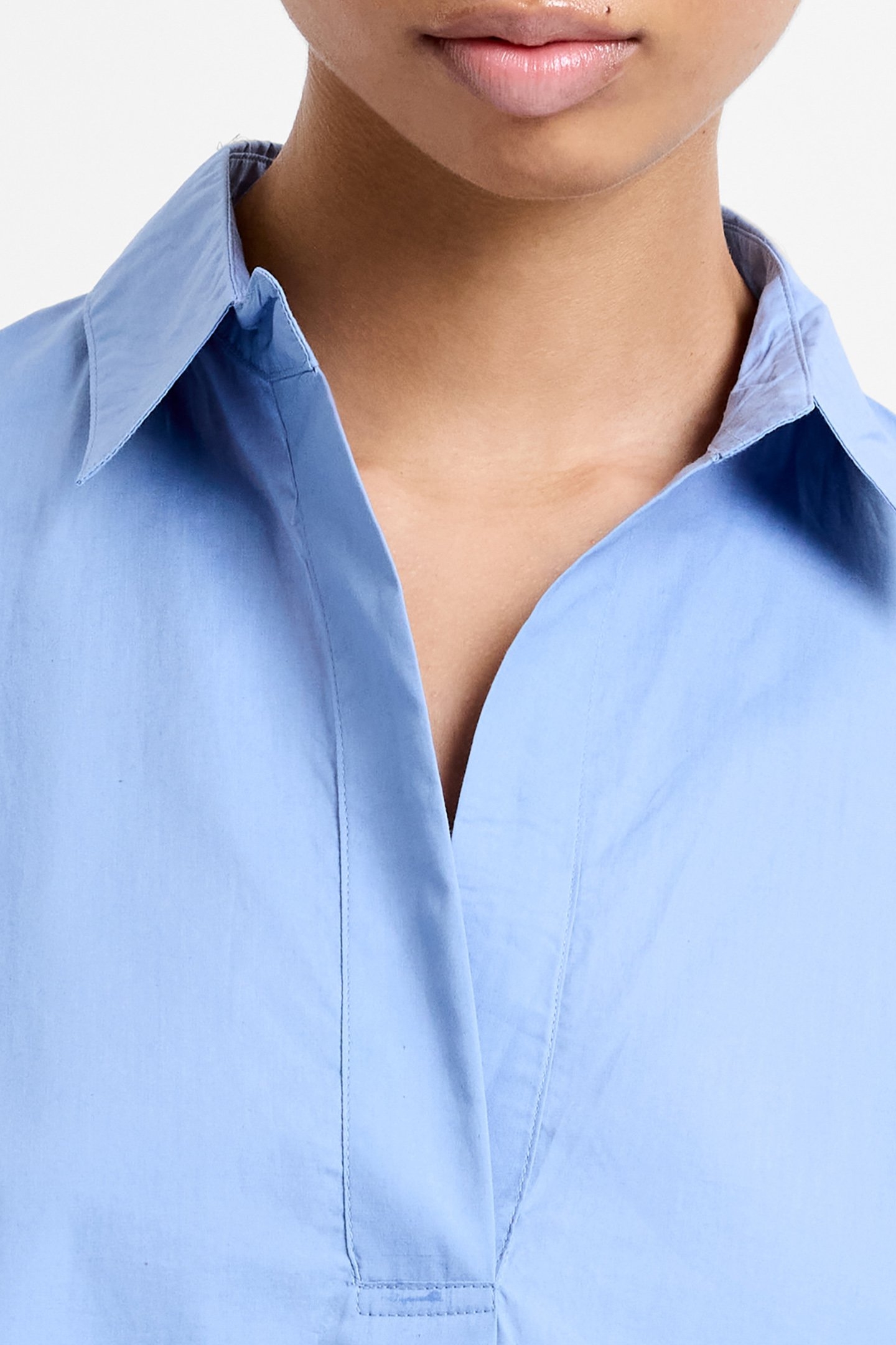 L/S POPOVER DUSTED BLUE 4