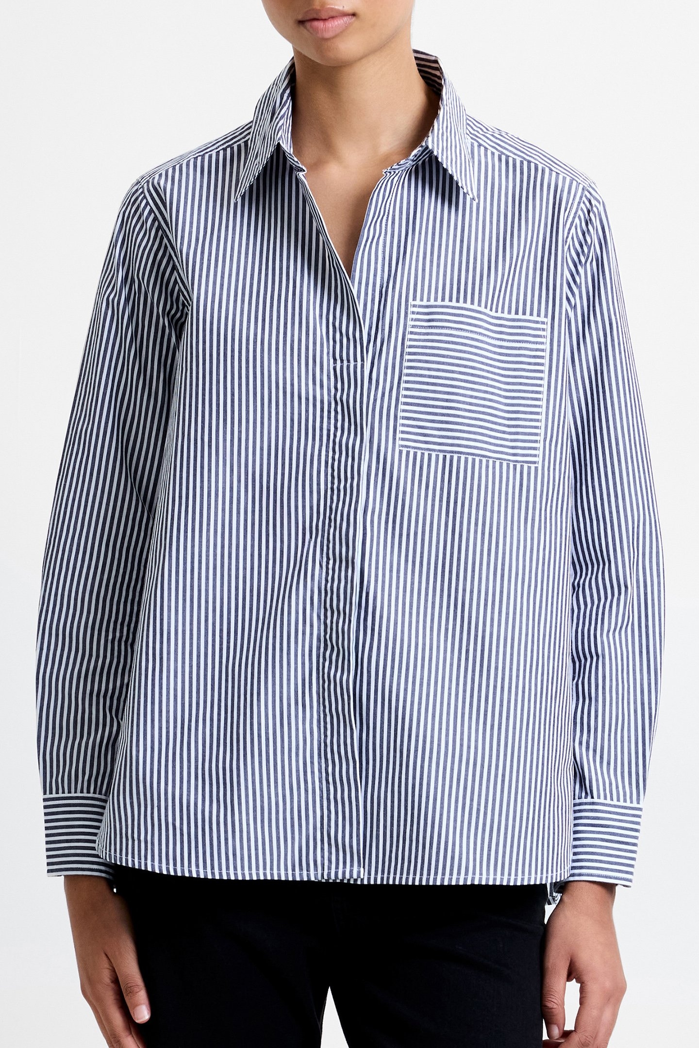 STRIPE POPOVER BUTTON MIDNIGHT/WHITE 1
