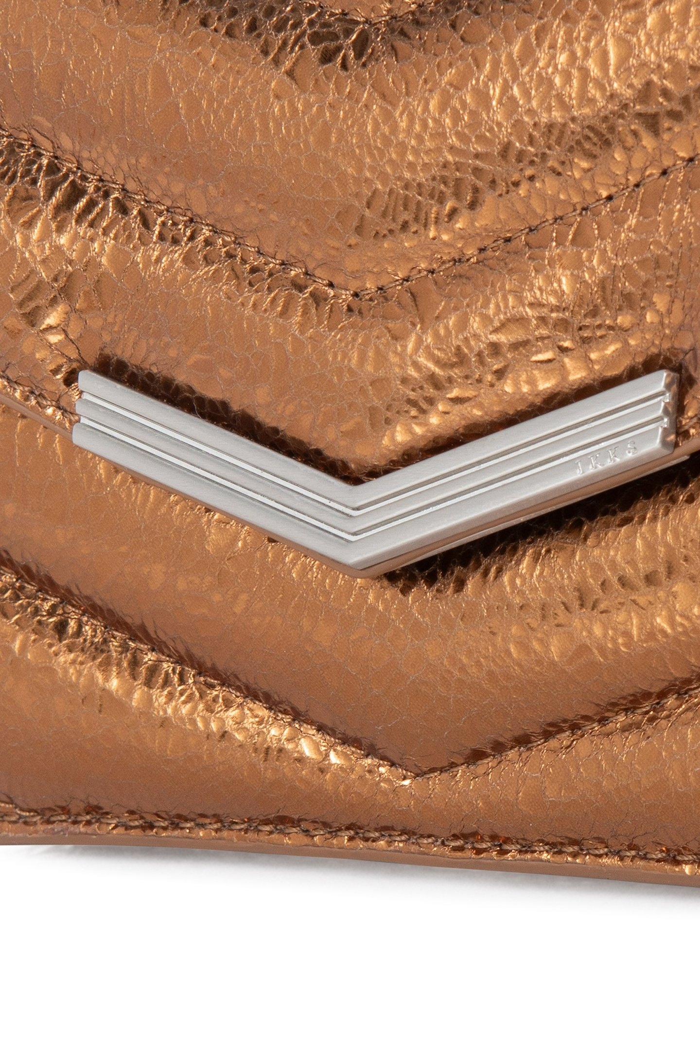 THE 1. BAG SEASONALS COPPER QUILTED LEATHER S BAG BRONZE 8