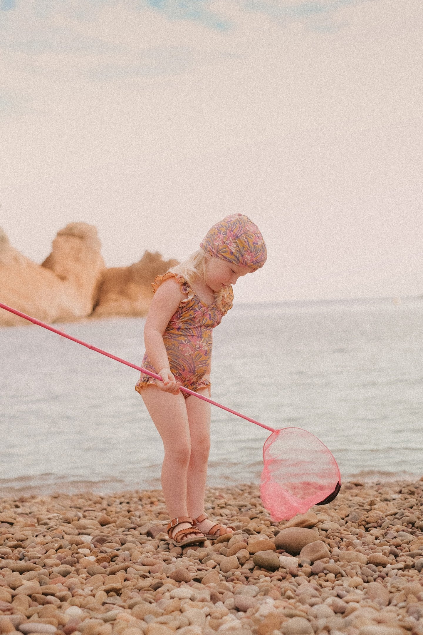 BATHING SUIT ANDREA HONEY FLOWER 1