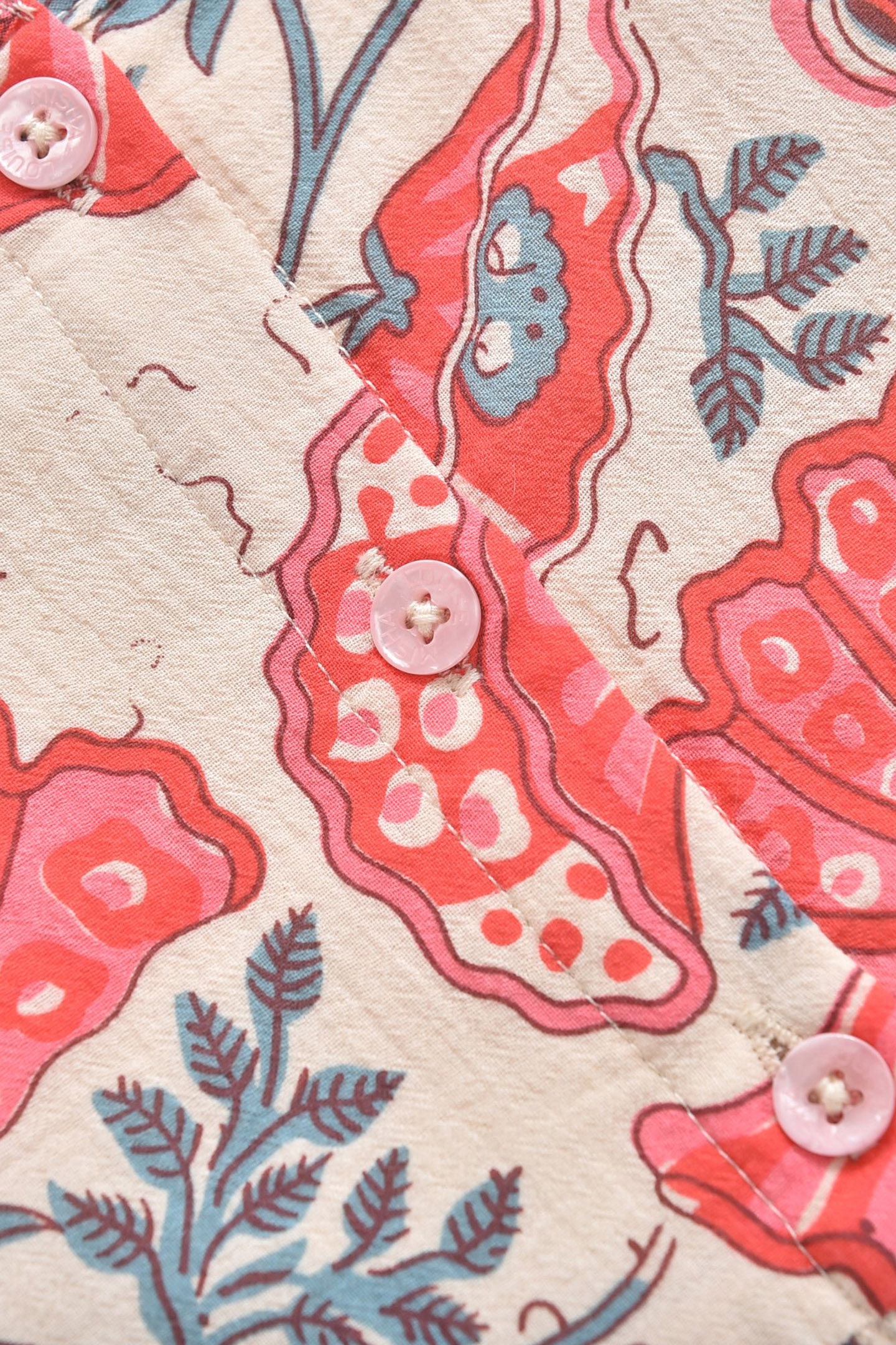 DRESS ROULOTTA CREAM ENDLESSFLOWERS 6