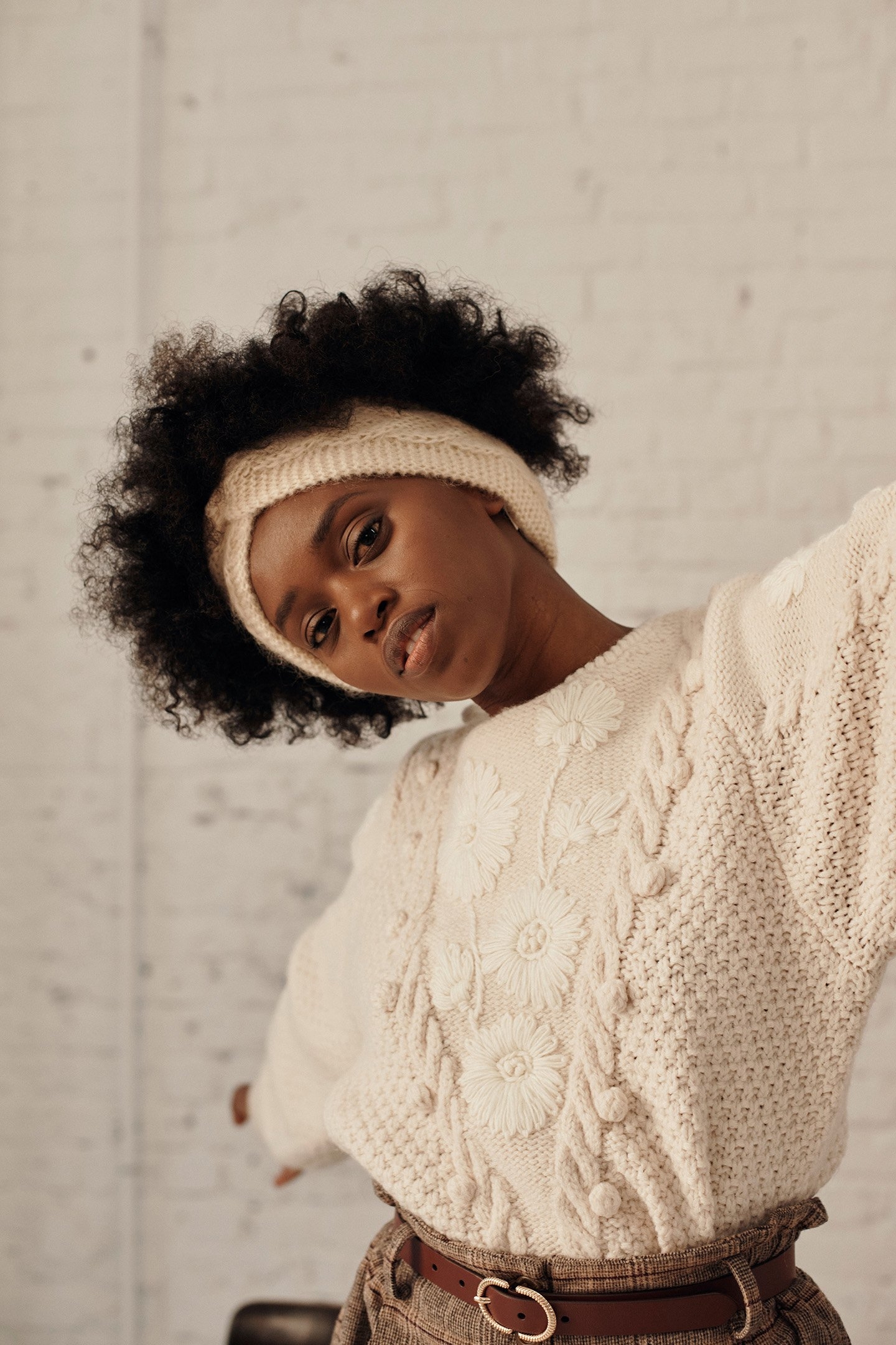 HEADBAND SIDONY CREAM 2